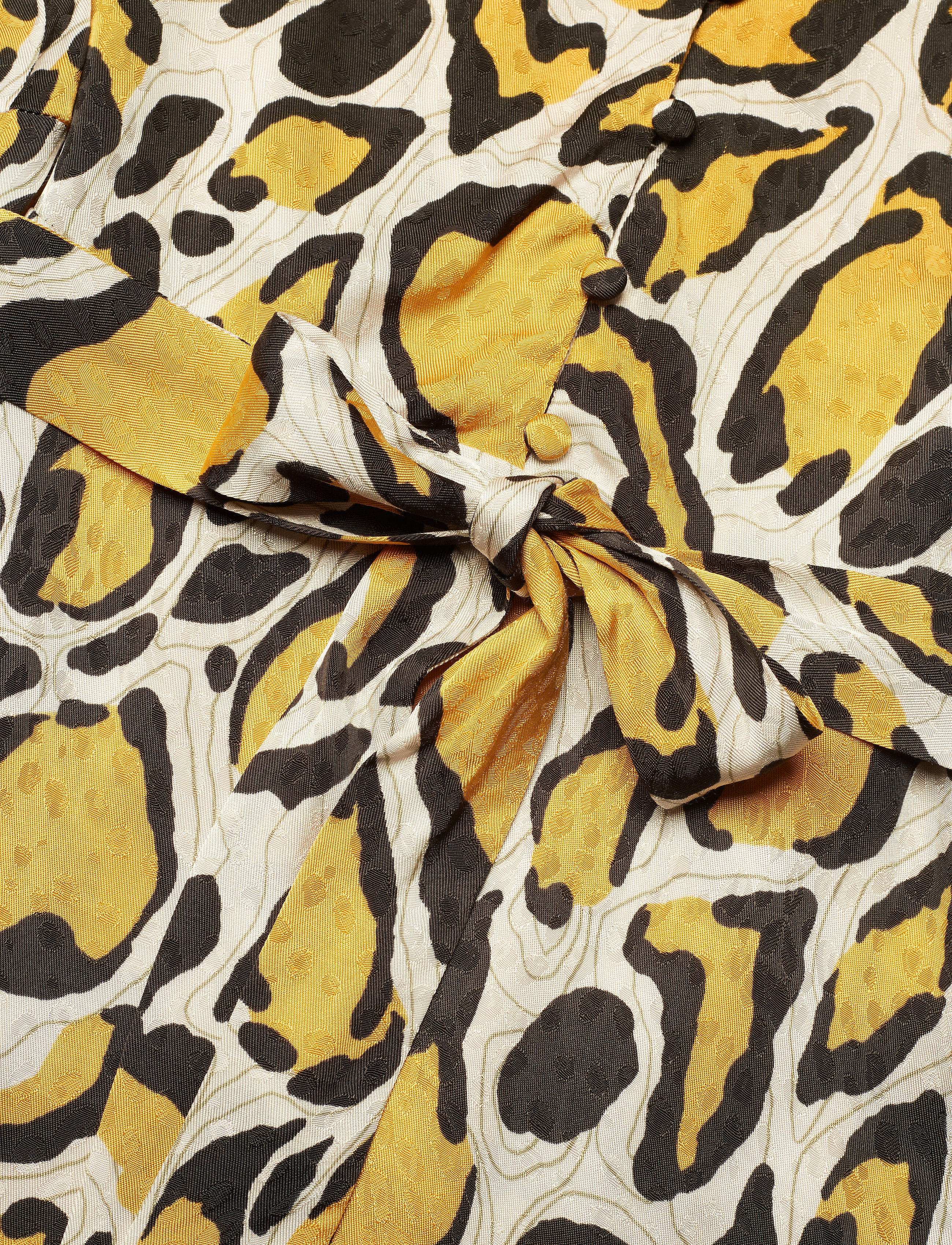 Gestuz - IrinaGZ long dress AO19 - yellow animal - 5