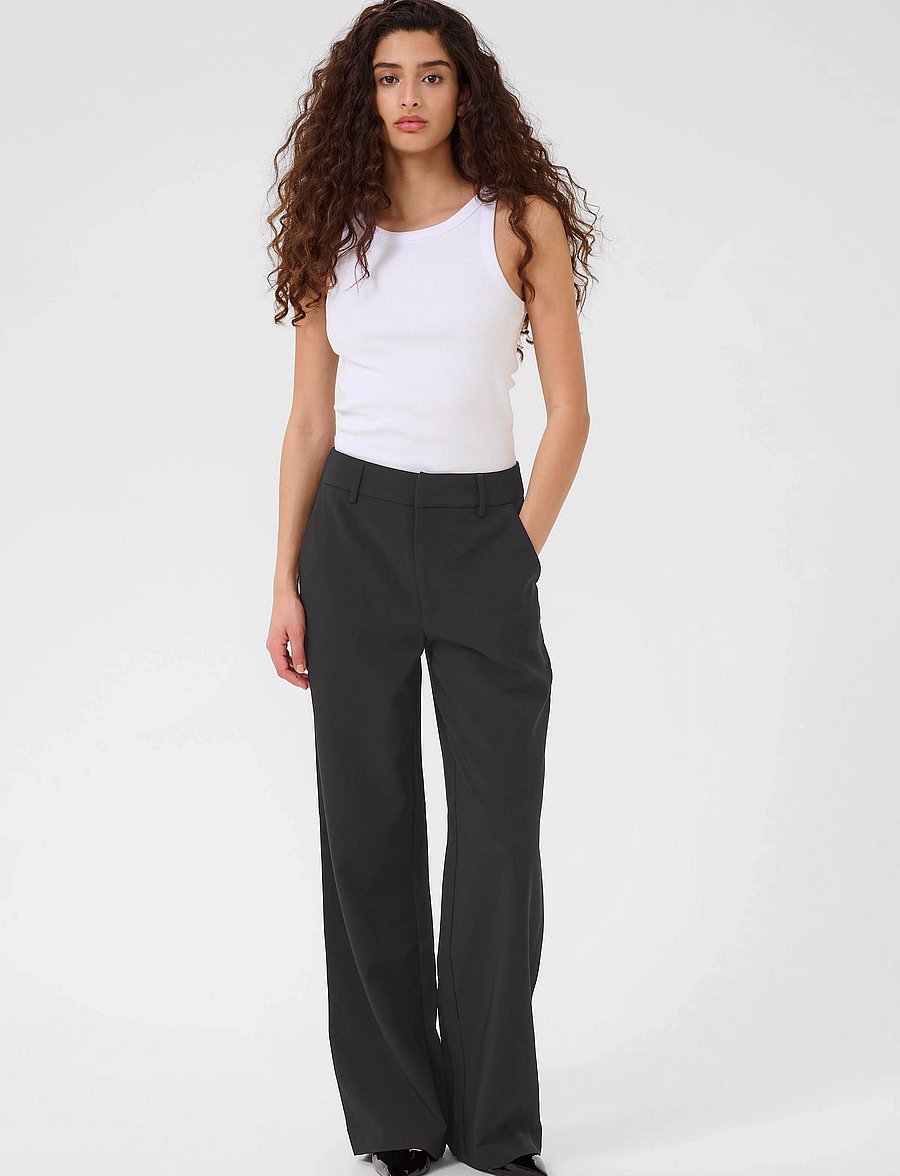 Gestuz - JoelleGZ MW pants NOOS - pidulikud püksid - black - 3