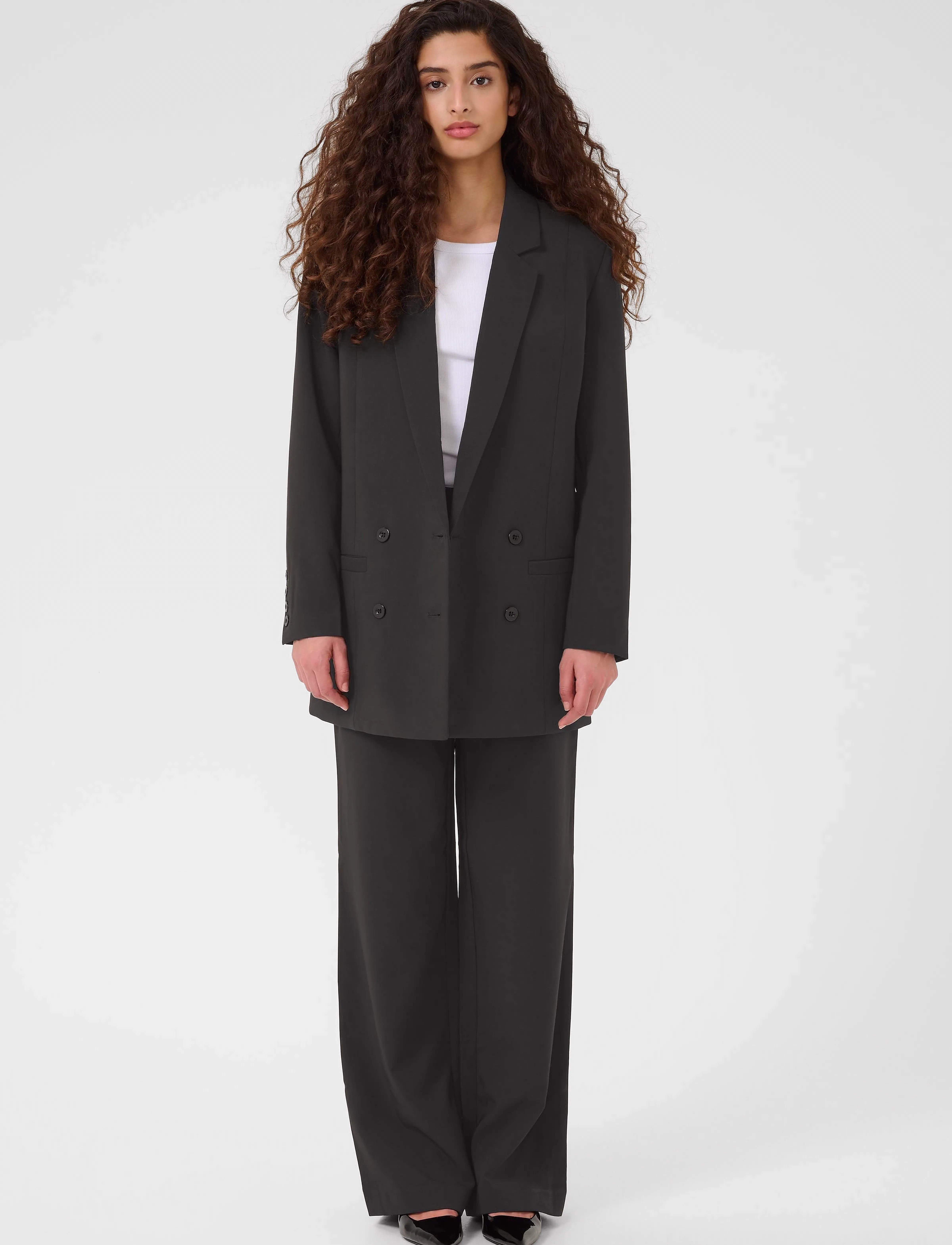 Gestuz - JoelleGZ Blazer NOOS - dubbelknäppta kavajer - black - 3