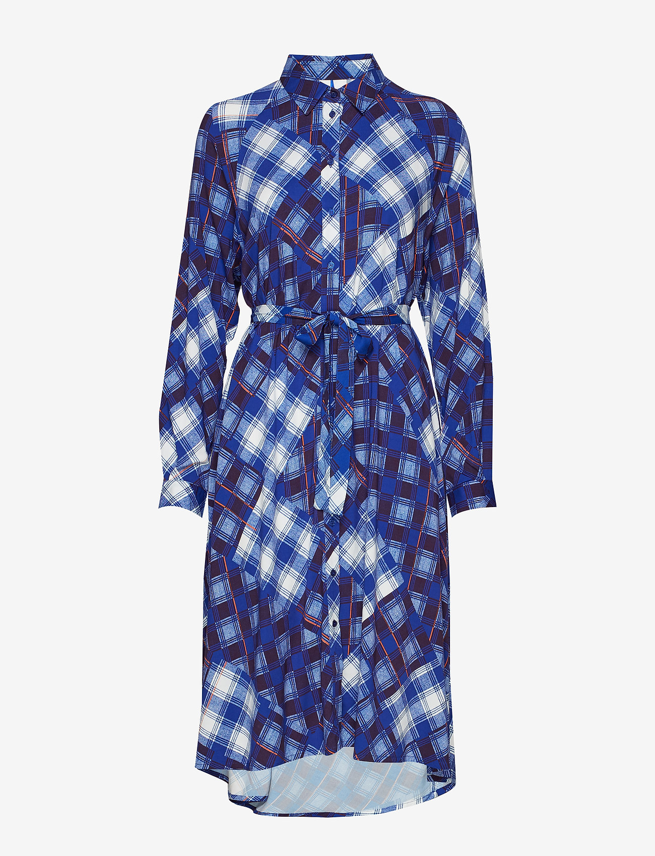 Gestuz - LuanneGZ OZ shirt dress MA19 - blue check - 0