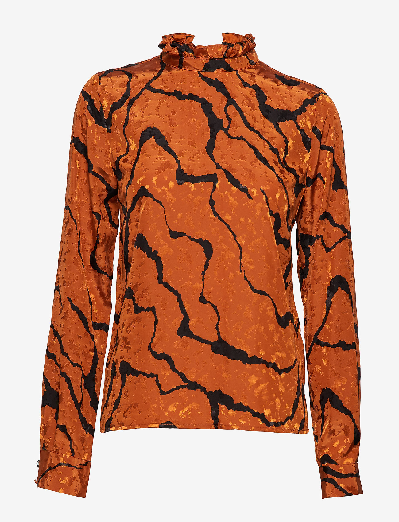 Gestuz - AylinGZ blouse MA19 - umber ripple - 0