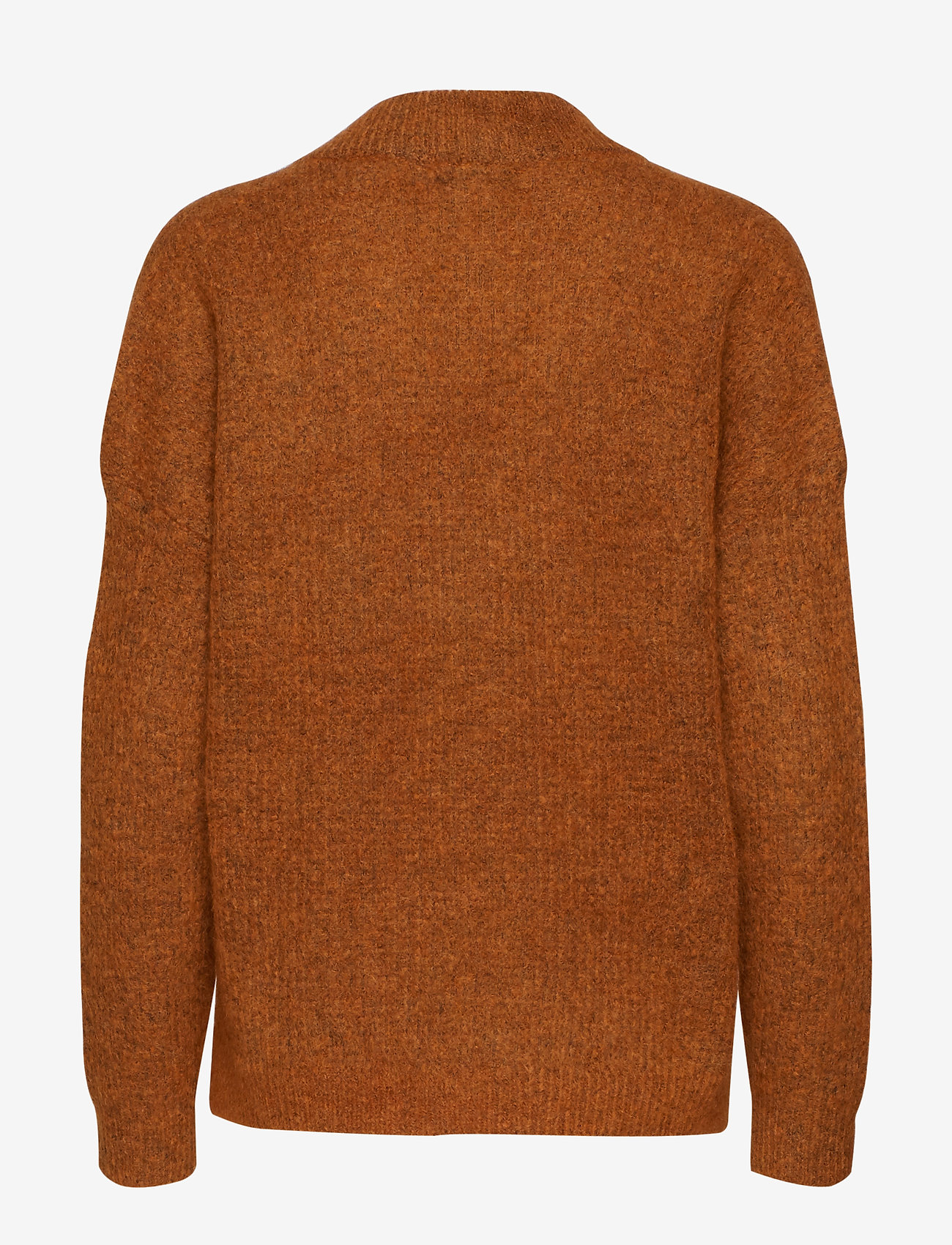 Gestuz - BrendaGZ v-pullover MA19 - umber melange - 2