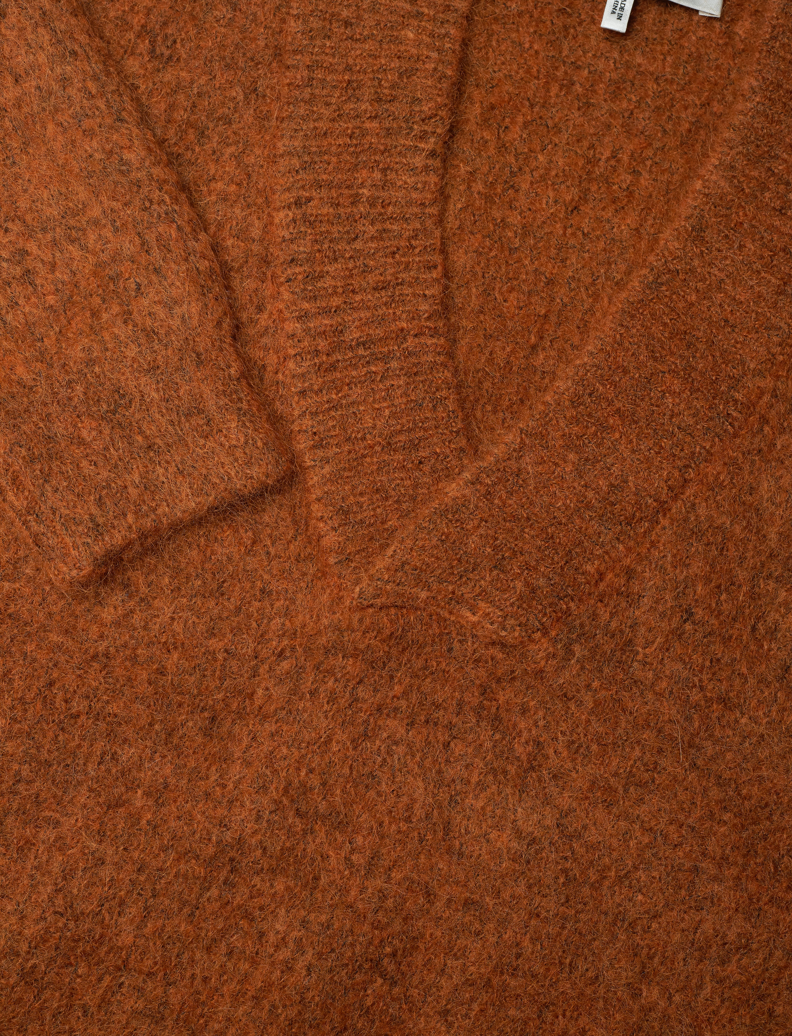 Gestuz - BrendaGZ v-pullover MA19 - umber melange - 3