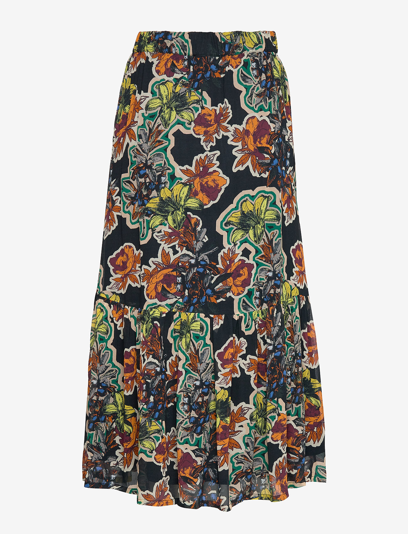 Gestuz - FloritaGZ skirt MA19 - black grafiti flower - 1