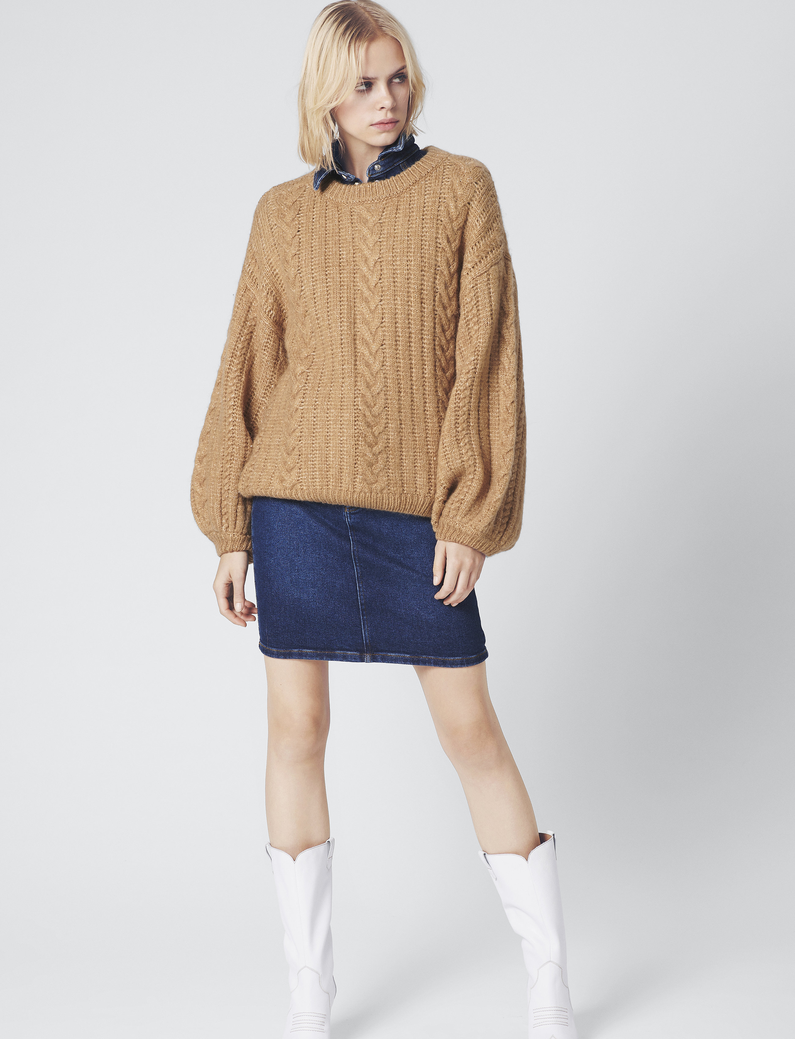 Gestuz - CamelaGZ pullover MA19 - tannin - 3