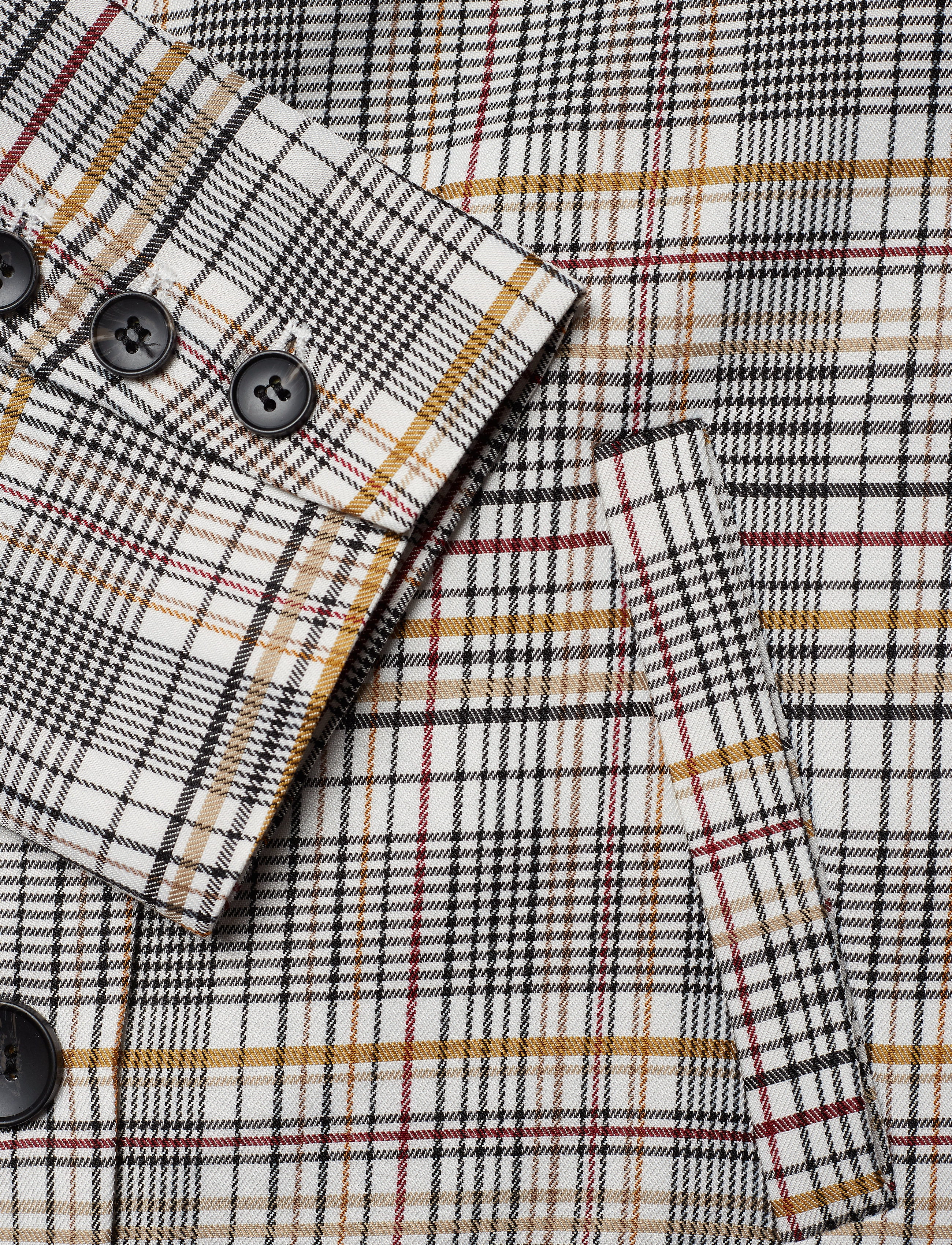 Gestuz - GinnieGZ blazer MA19 - red/yellow check - 4