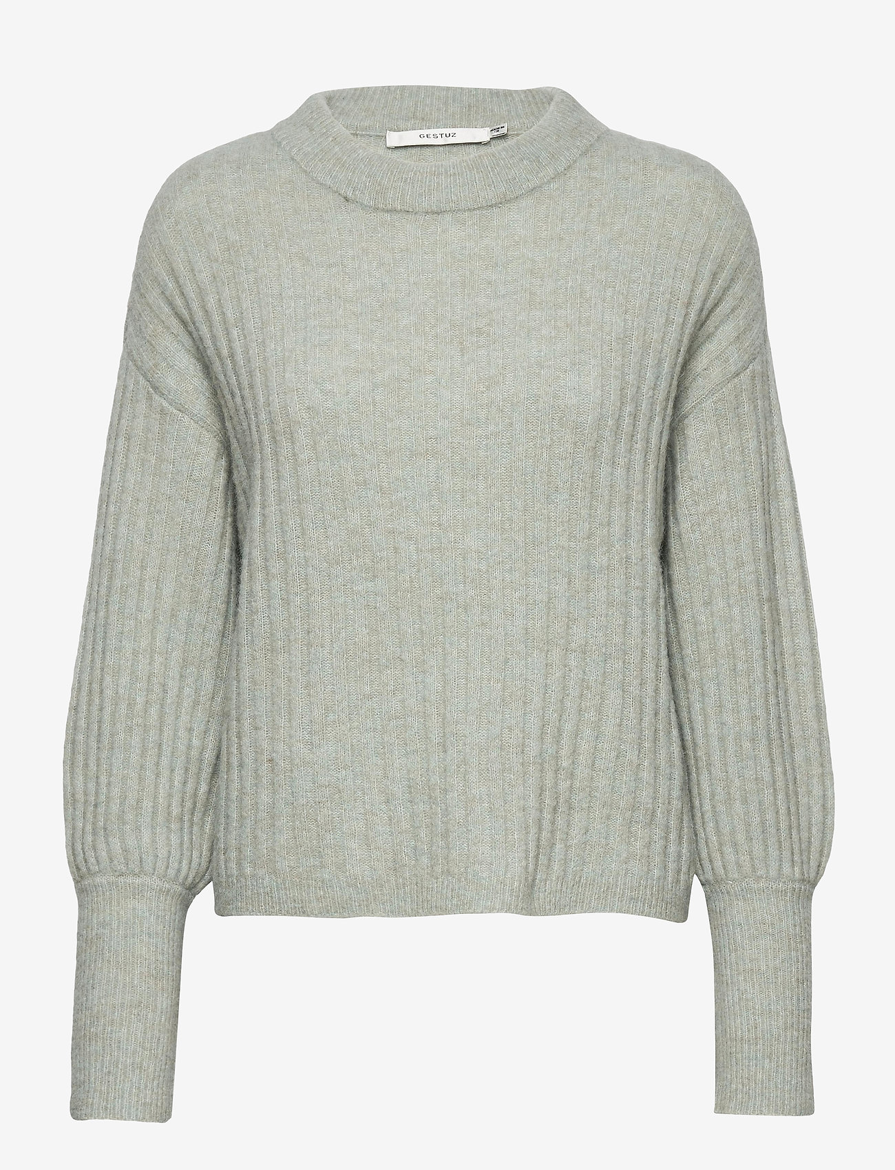 Gestuz - AlpiaGZ pullover MS20 - soft green mealnge - 0