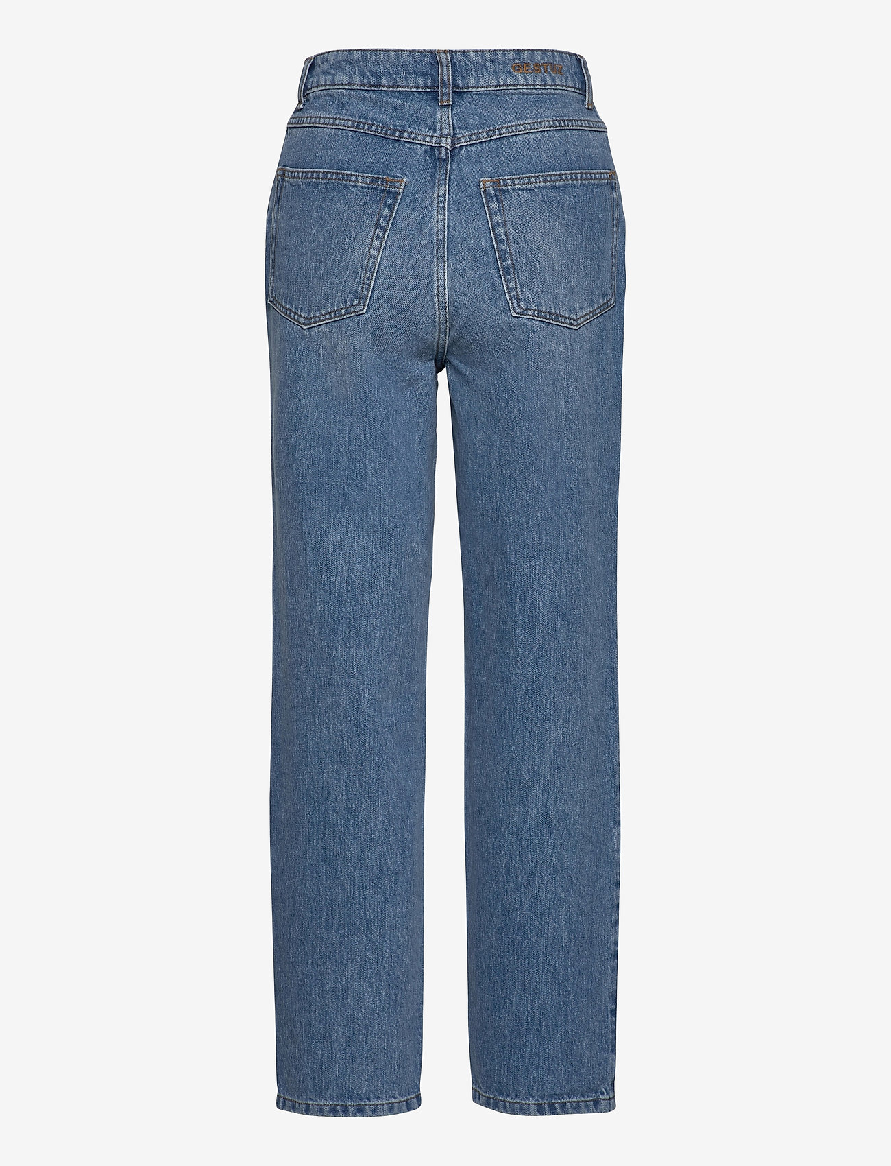 Gestuz - DacyGZ HW straight jeans - tiesaus kirpimo džinsai - medium blue - 1
