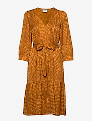 Gestuz - TabbyGZ dress MS20 - midi kjoler - golden oak - 0