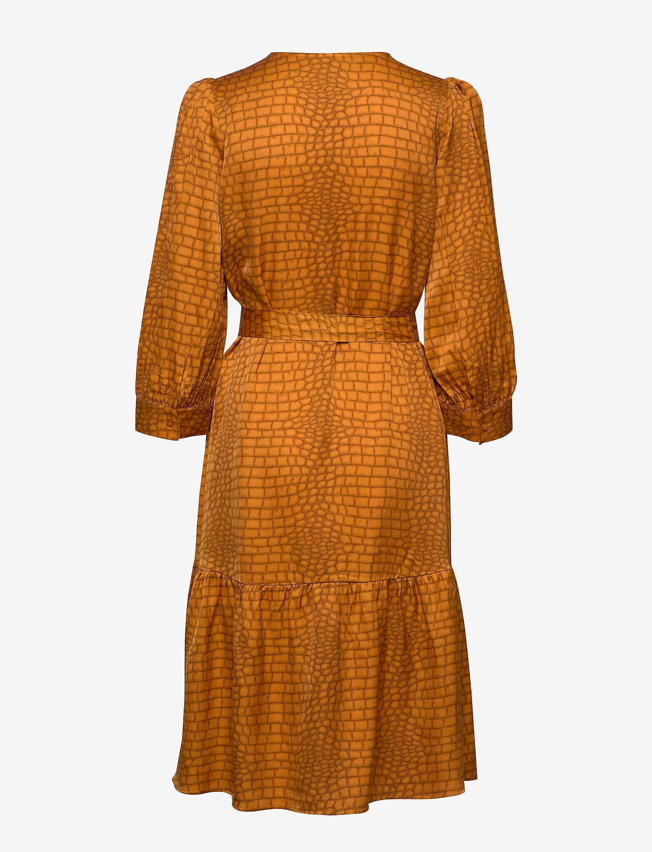 Gestuz - TabbyGZ dress MS20 - midiklänningar - golden oak - 1