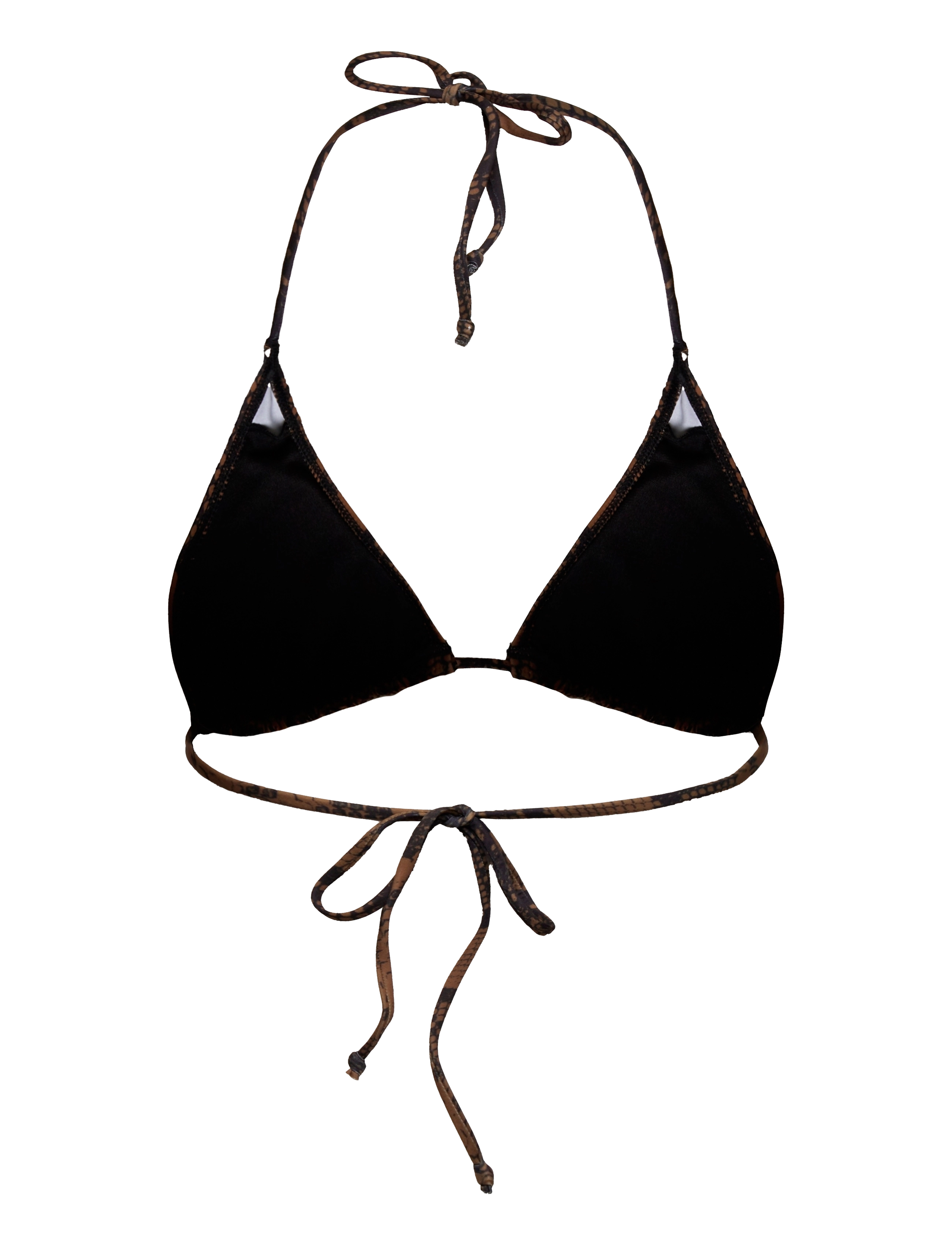 Gestuz - PilGZ bikini top - brown snake print - 1