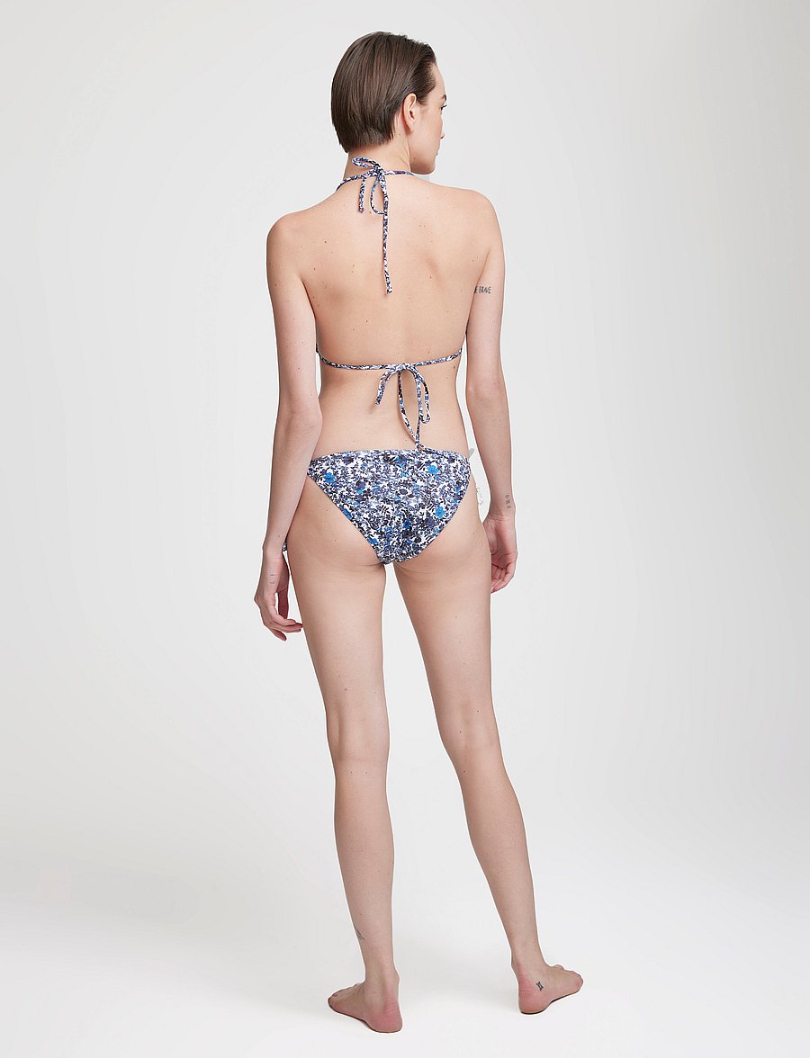 Gestuz - PilGZ bikini bottom - küljelt seotavad bikiinid - blue flower draft - 3