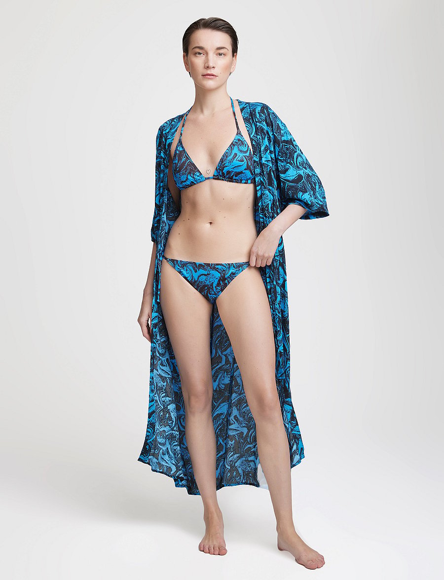Gestuz - PilGZ bikini bottom - bikinis mit seitenbändern - blue ocean - 0