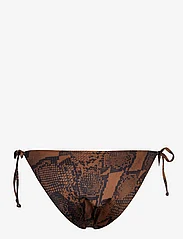 Gestuz - PilGZ bikini bottom - bikinis mit seitenbändern - brown snake print - 1