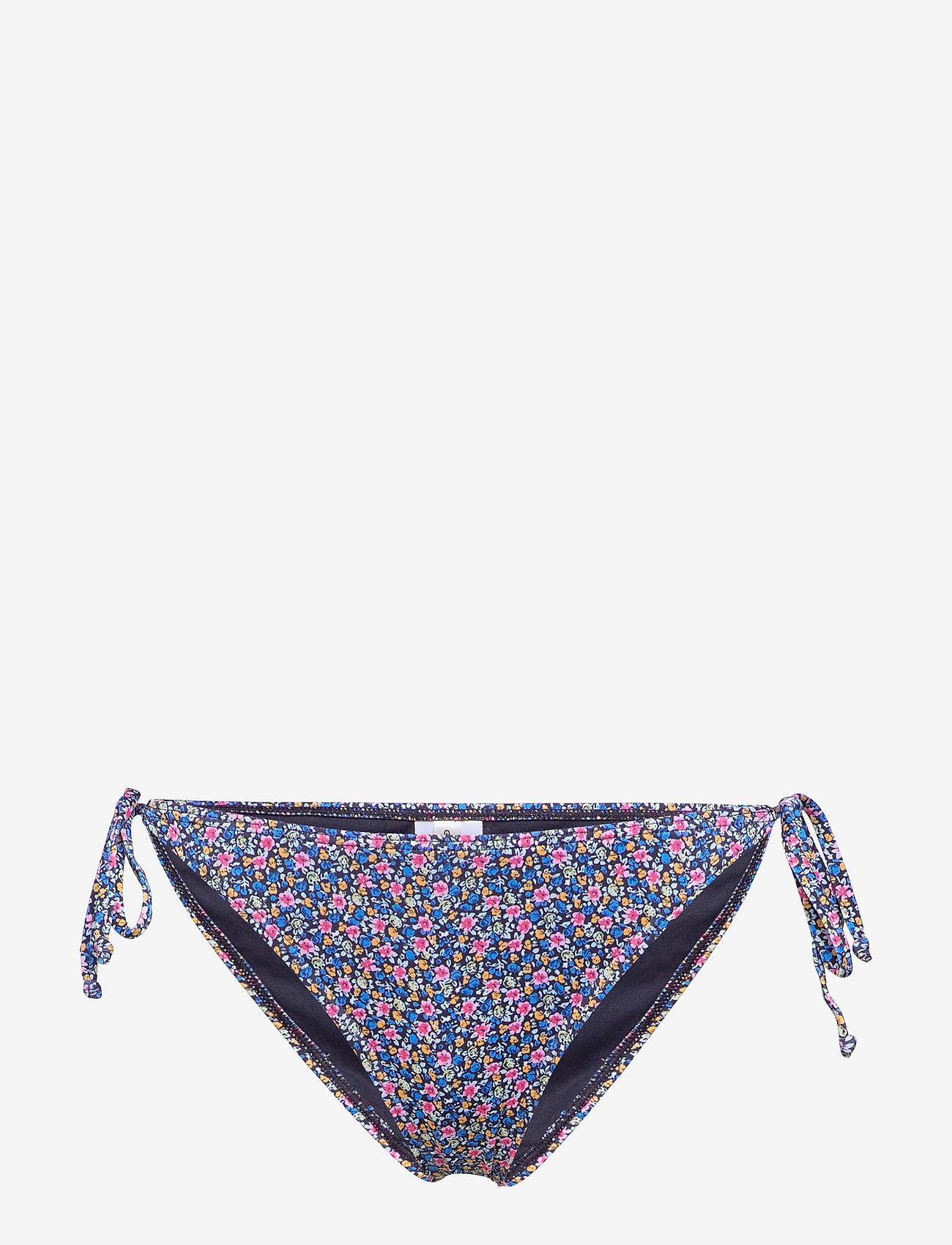 Gestuz - PilGZ bikini bottom - bikini z wiązaniami po bokach - small flower black - 0