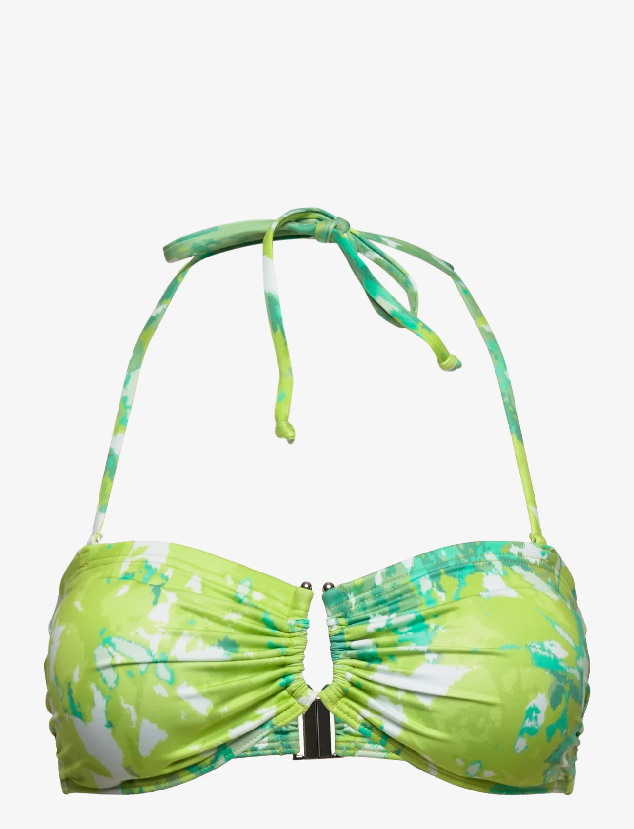 Gestuz - CanaGZ bikini top - bandeau-bikinis - green splash - 1