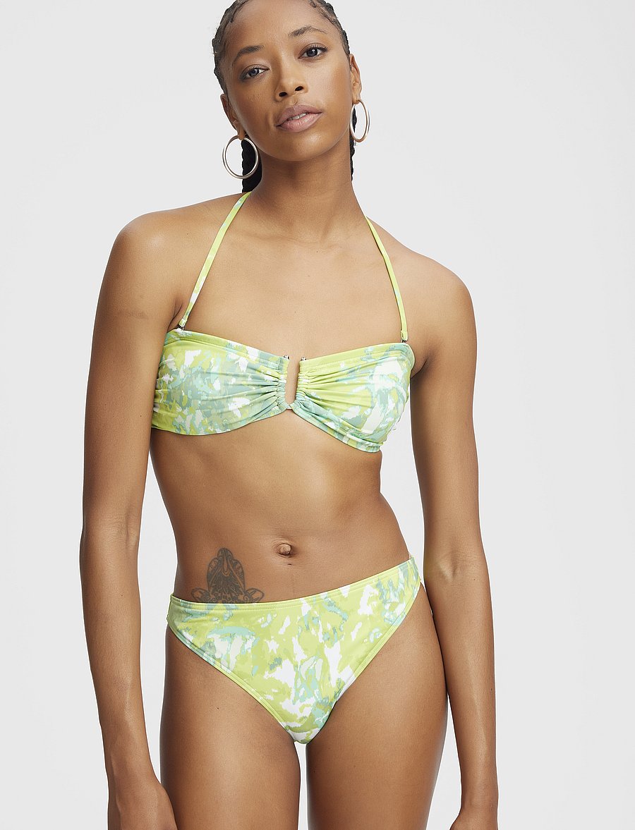 Gestuz - Cana GZ bikini bottom - bikini briefs - green splash - 4