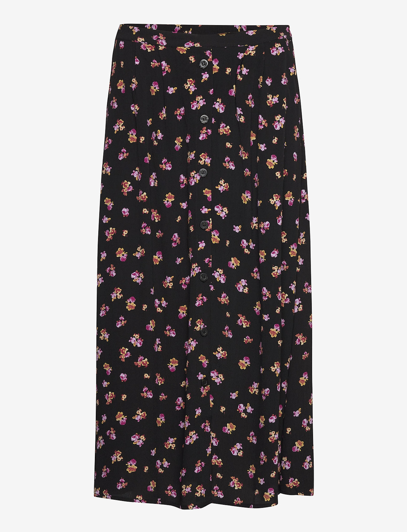 Gestuz - GitlaGZ skirt HS20 - midi kjolar - black pink flower - 0