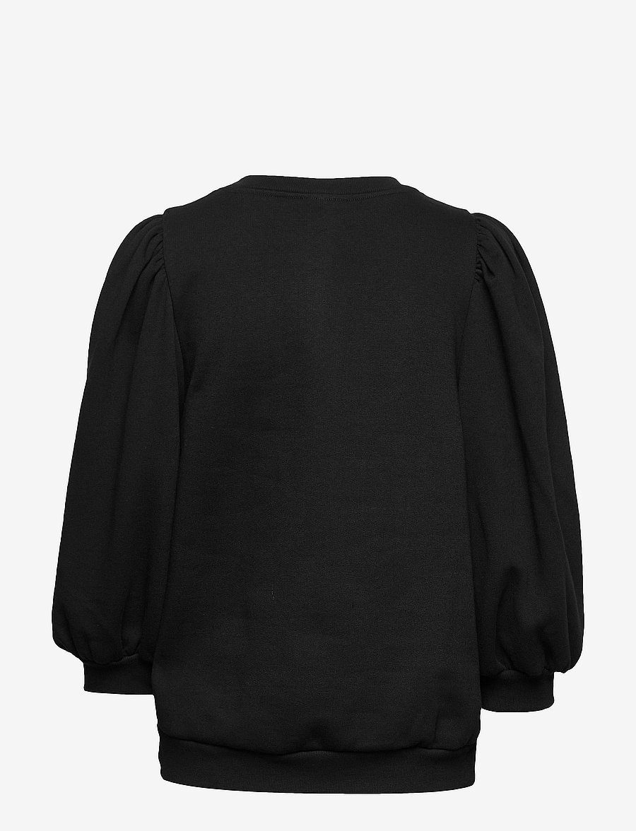 Gestuz - NankitaGZ sweatshirt - langärmlige tops - black - 2