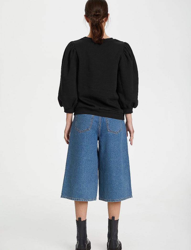 Gestuz - NankitaGZ sweatshirt - langärmlige tops - black - 3