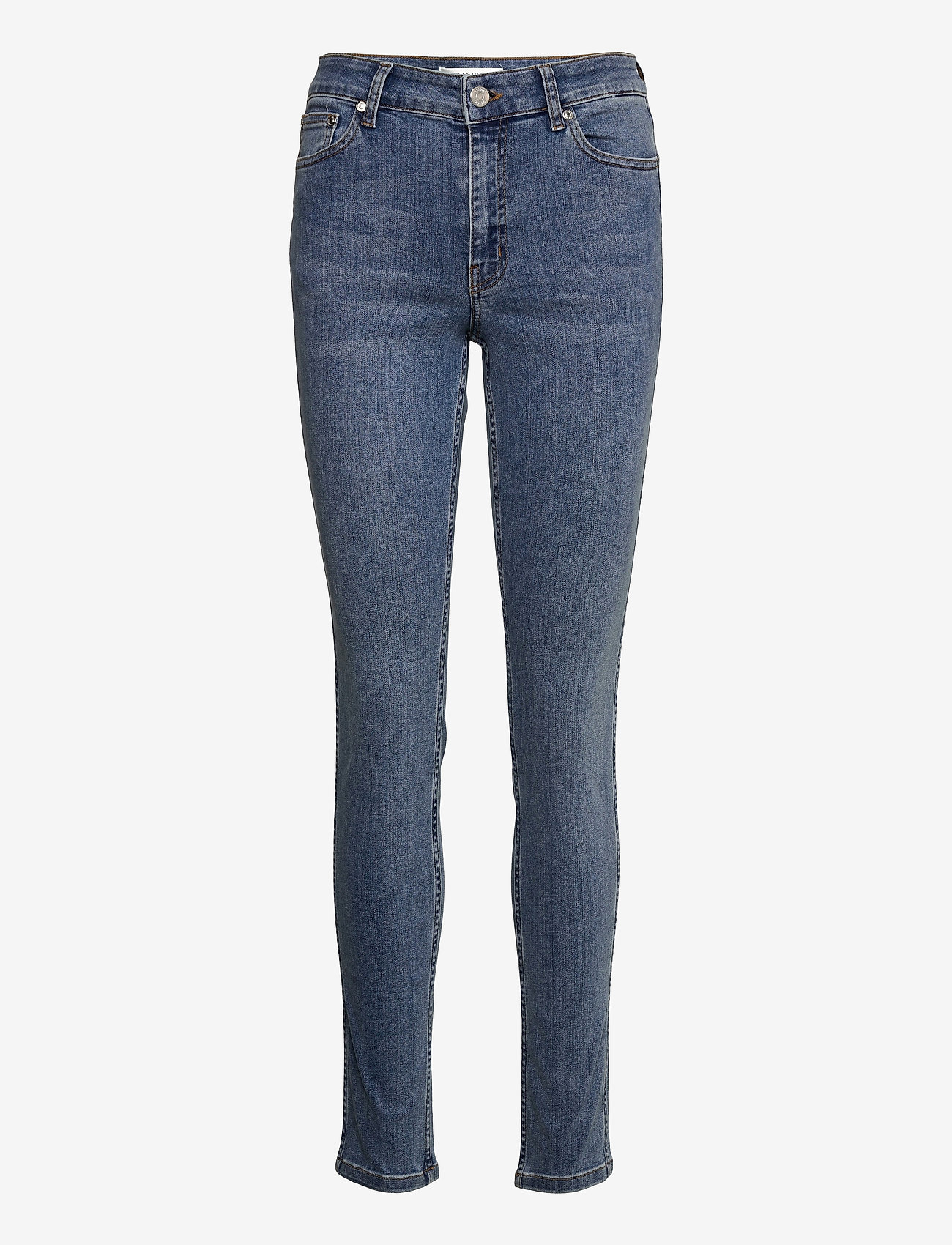 Gestuz - MaggieGZ MW skinny jeans - džinsi - l.a. blue - 0