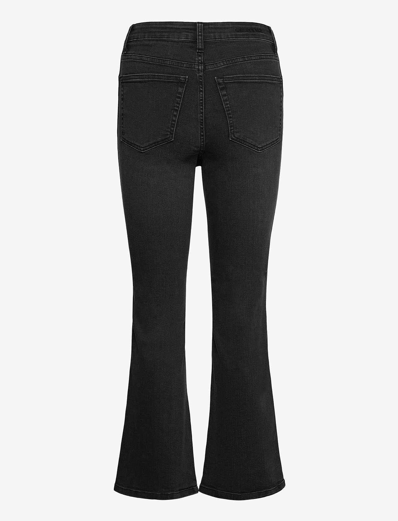 Gestuz - EmilindaGZ HW 7/8 flared jeans - nuo kelių platėjantys džinsai - washed grey - 1