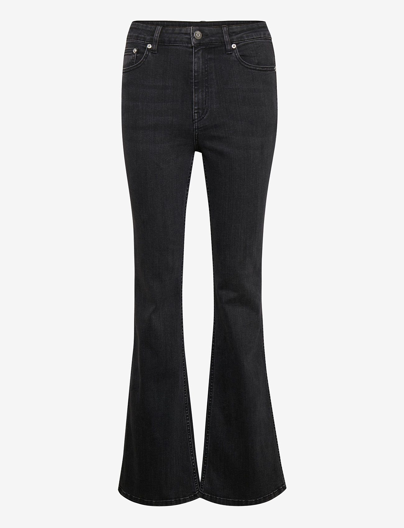 Gestuz - EmilindaGZ HW flared jeans - flared jeans - washed grey - 1