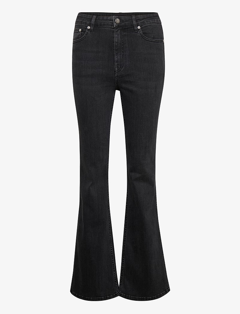 Gestuz - EmilindaGZ HW flared jeans - flared jeans - washed grey - 1