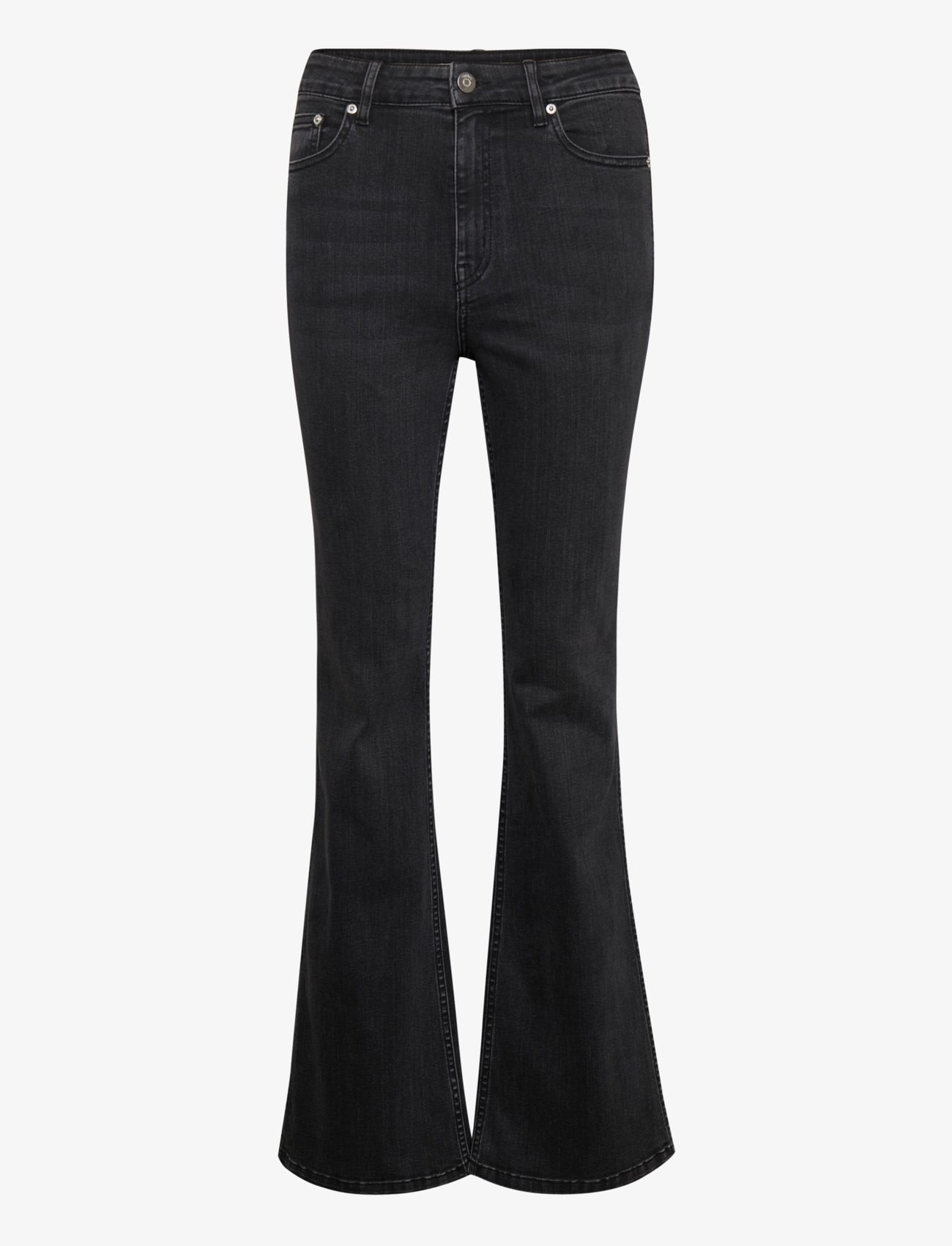 Gestuz EmilindaGZ HW flared jeans - Jeans - WASHED GREY / grey