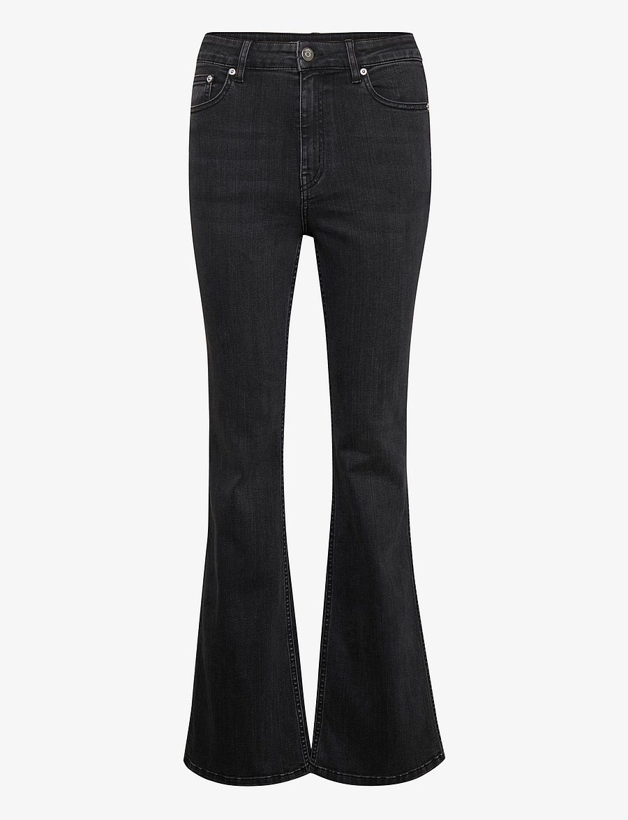 Gestuz - EmilindaGZ HW flared jeans - schlaghosen - washed grey - 1
