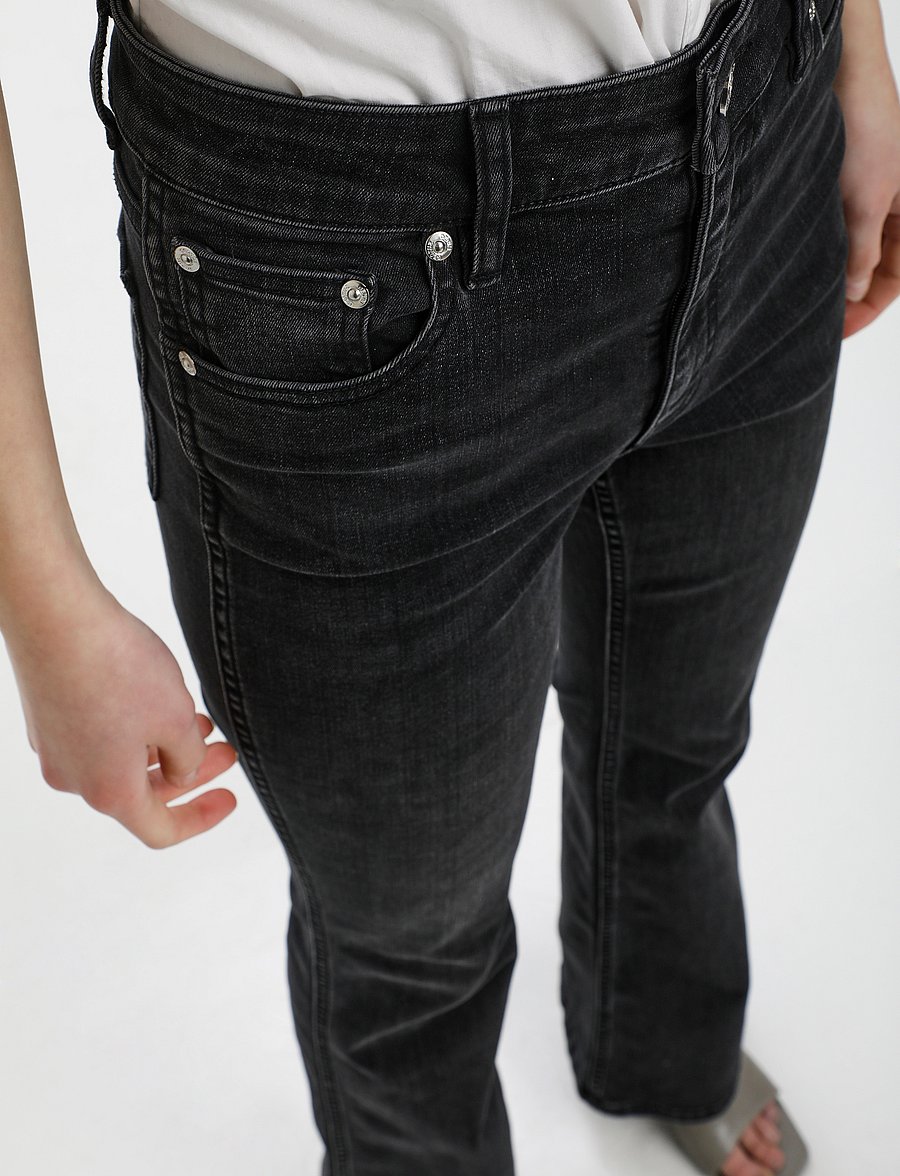Gestuz - EmilindaGZ HW flared jeans - schlaghosen - washed grey - 4