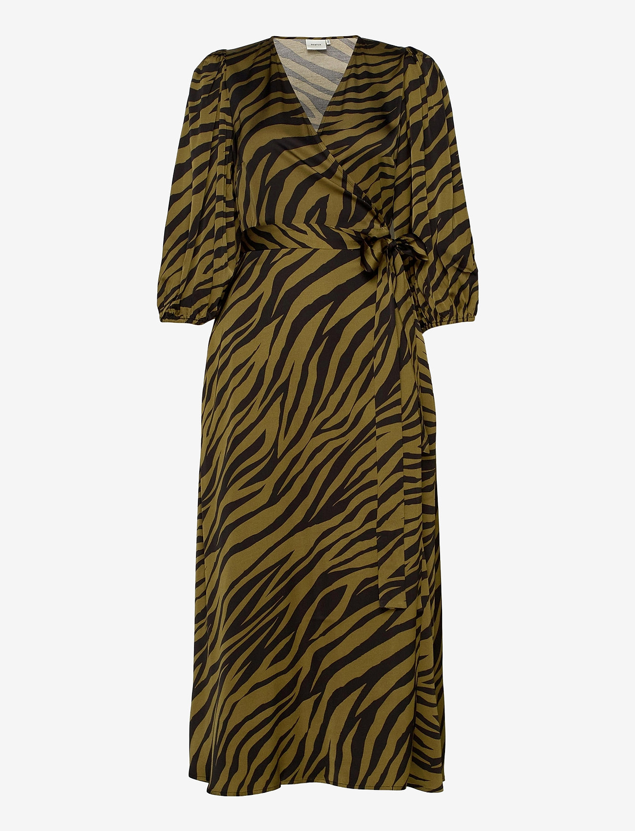 Gestuz - NadjaGZ wrap dress BZ - slå-om-kjoler - army animal - 0