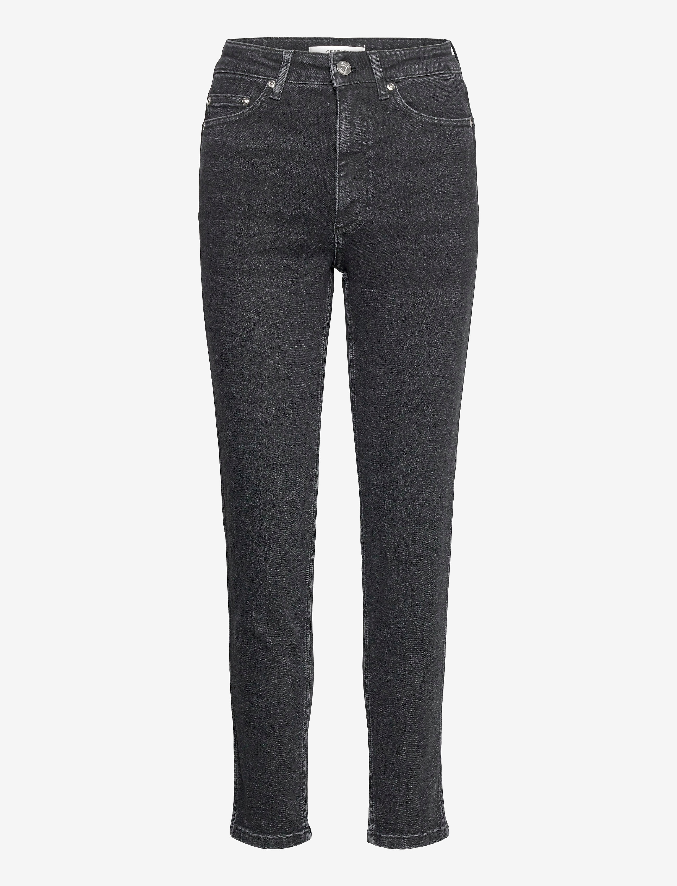 Gestuz AstridGZ HW slim jeans - Kleidung - WASHED BLACK / black