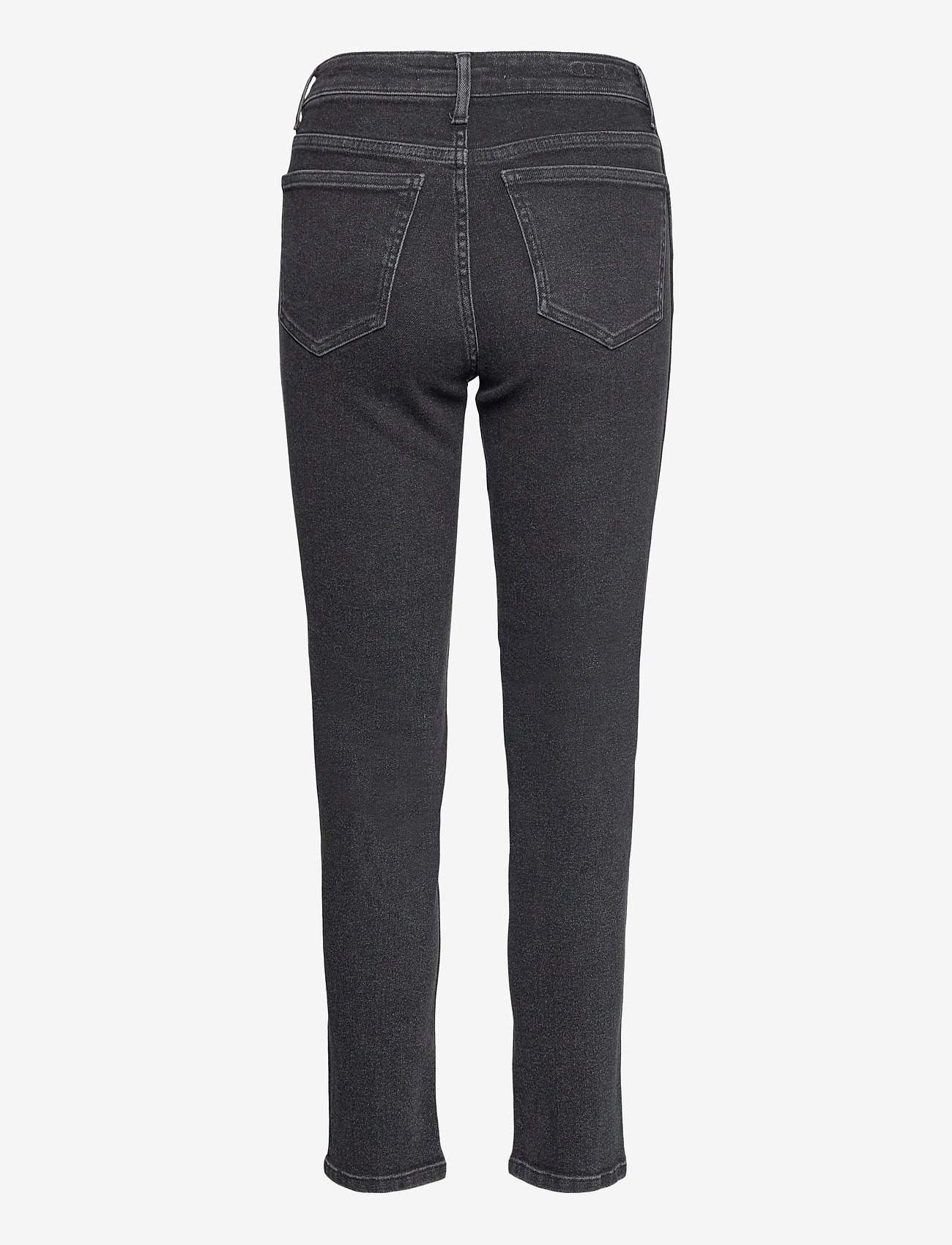 Gestuz - AstridGZ HW slim jeans - džinsa bikses ar tievām starām - washed black - 1