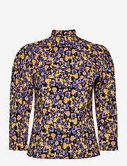 Gestuz - CameaGZ blouse - långärmade blusar - yellow splash - 0