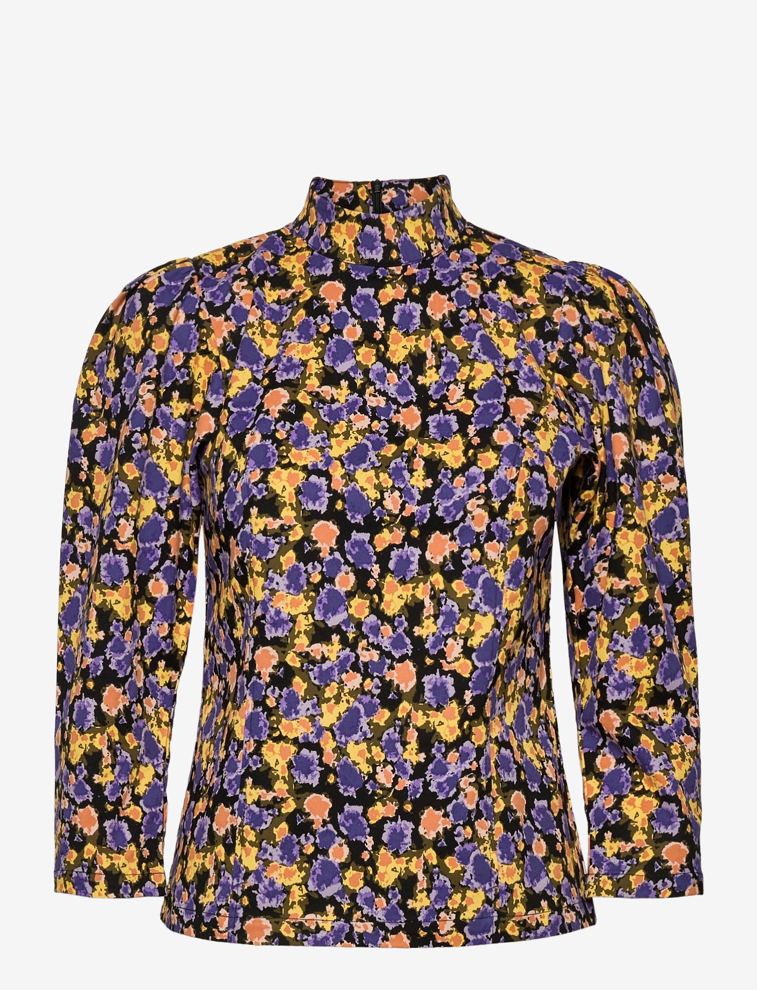 Gestuz CameaGZ blouse - Bluser - YELLOW SPLASH / multi