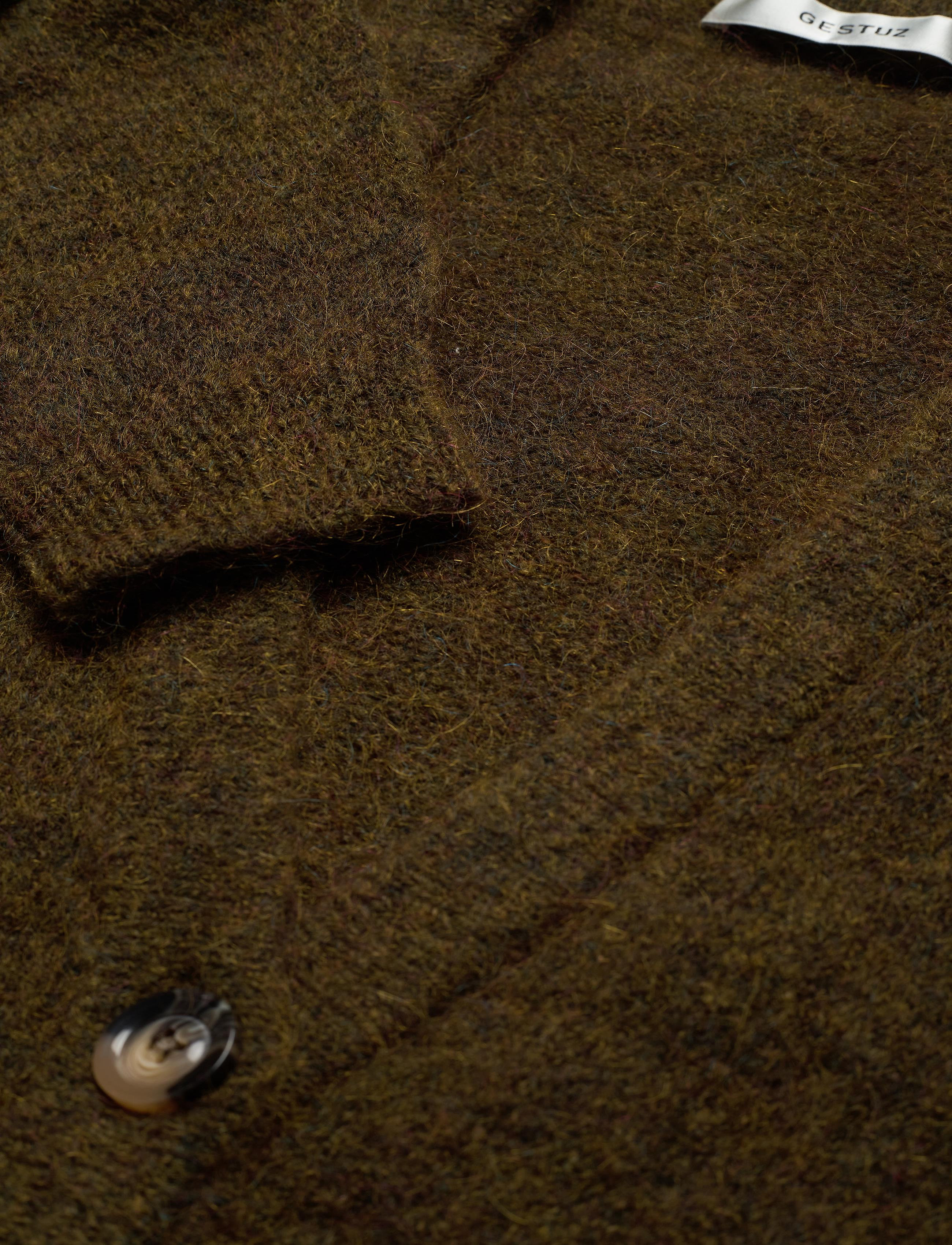 Gestuz - DebbieGZ V-cardigan - dark olive - 2