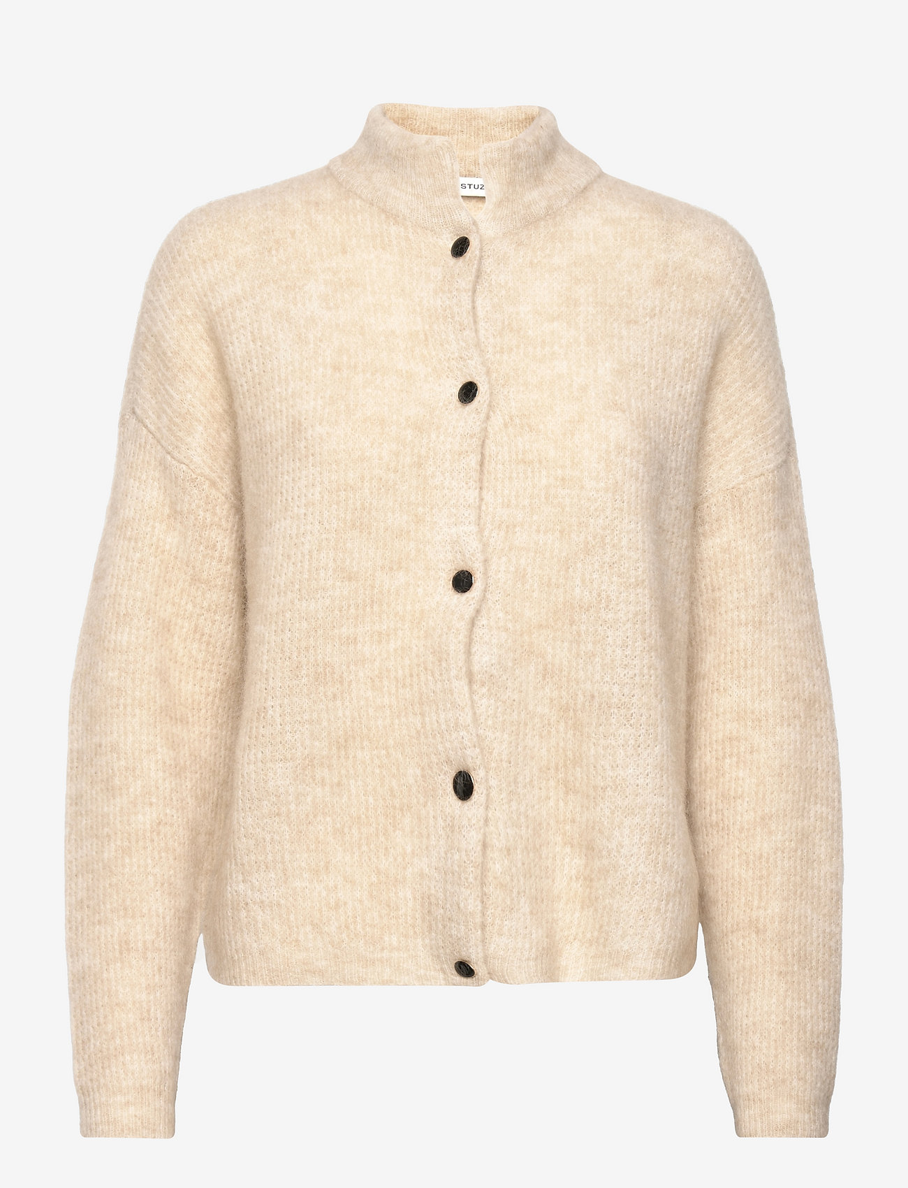Gestuz - DebbieGZ short cardigan - white swan melange - 0
