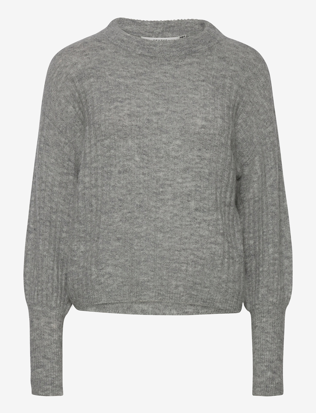Gestuz - AlpiaGZ pullover - high-rise grey melange - 1