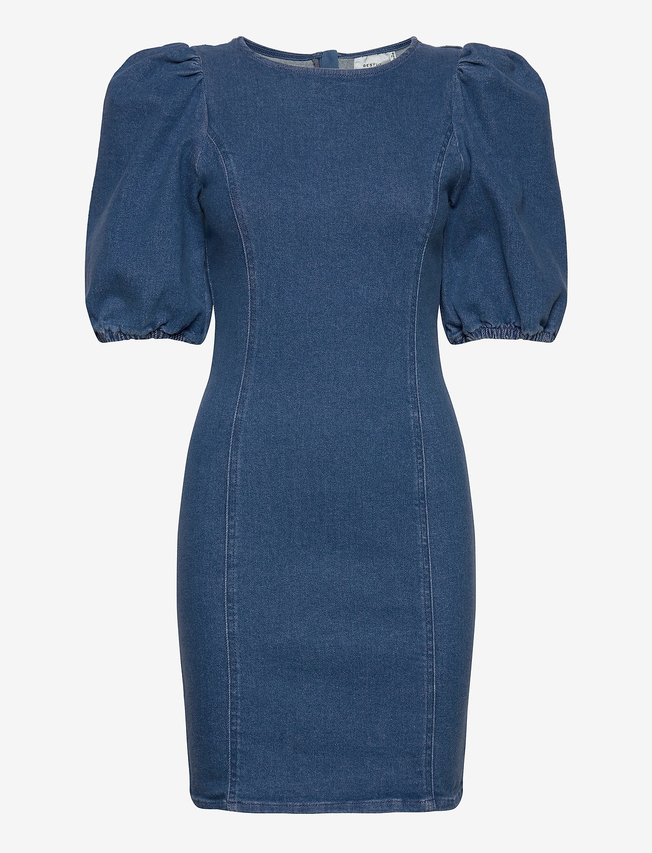 Gestuz - AstridGZ roundneck dress ZE2 20 - denim blue - 0