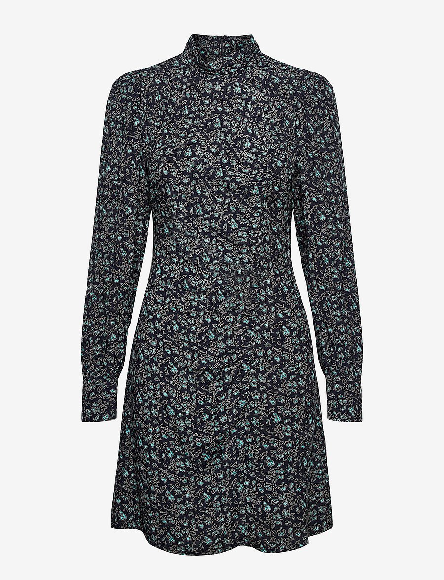 Gestuz - LoraliGZ short dress SO21 - aqua flower - 1