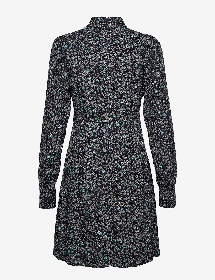 Gestuz - LoraliGZ short dress SO21 - aqua flower - 2