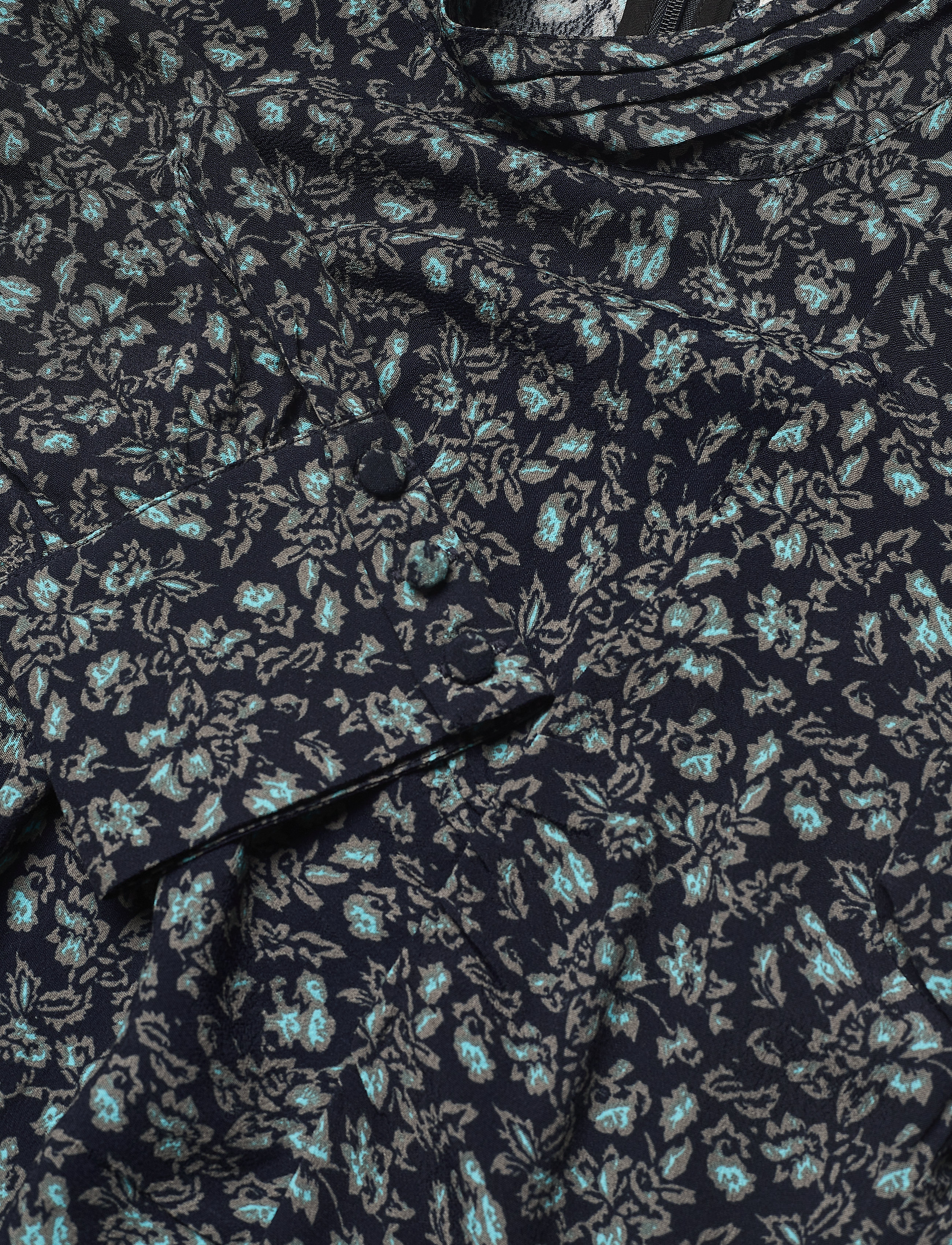 Gestuz - LoraliGZ short dress SO21 - aqua flower - 3
