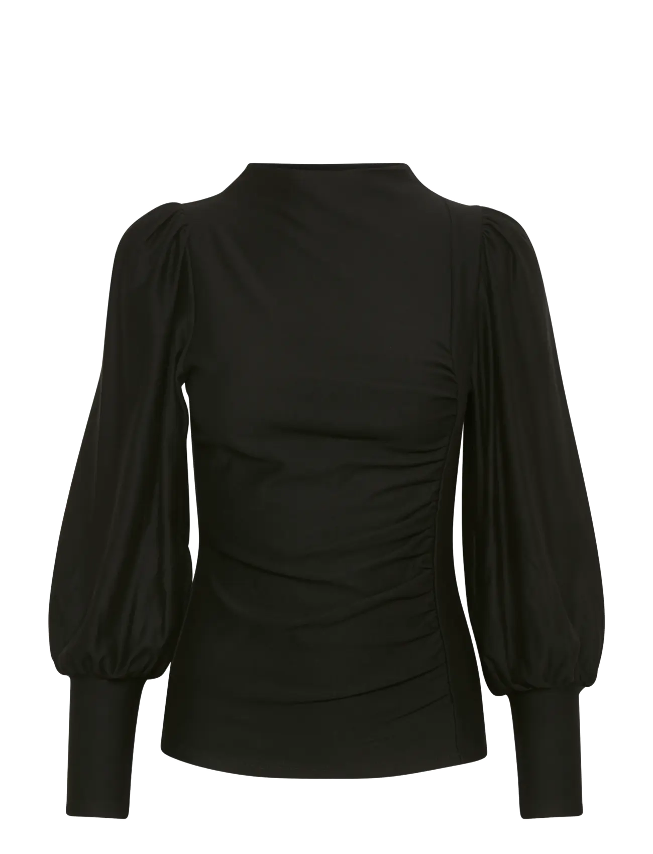Gestuz RifaGZ puff blouse NOOS - Bluser - BLACK / black