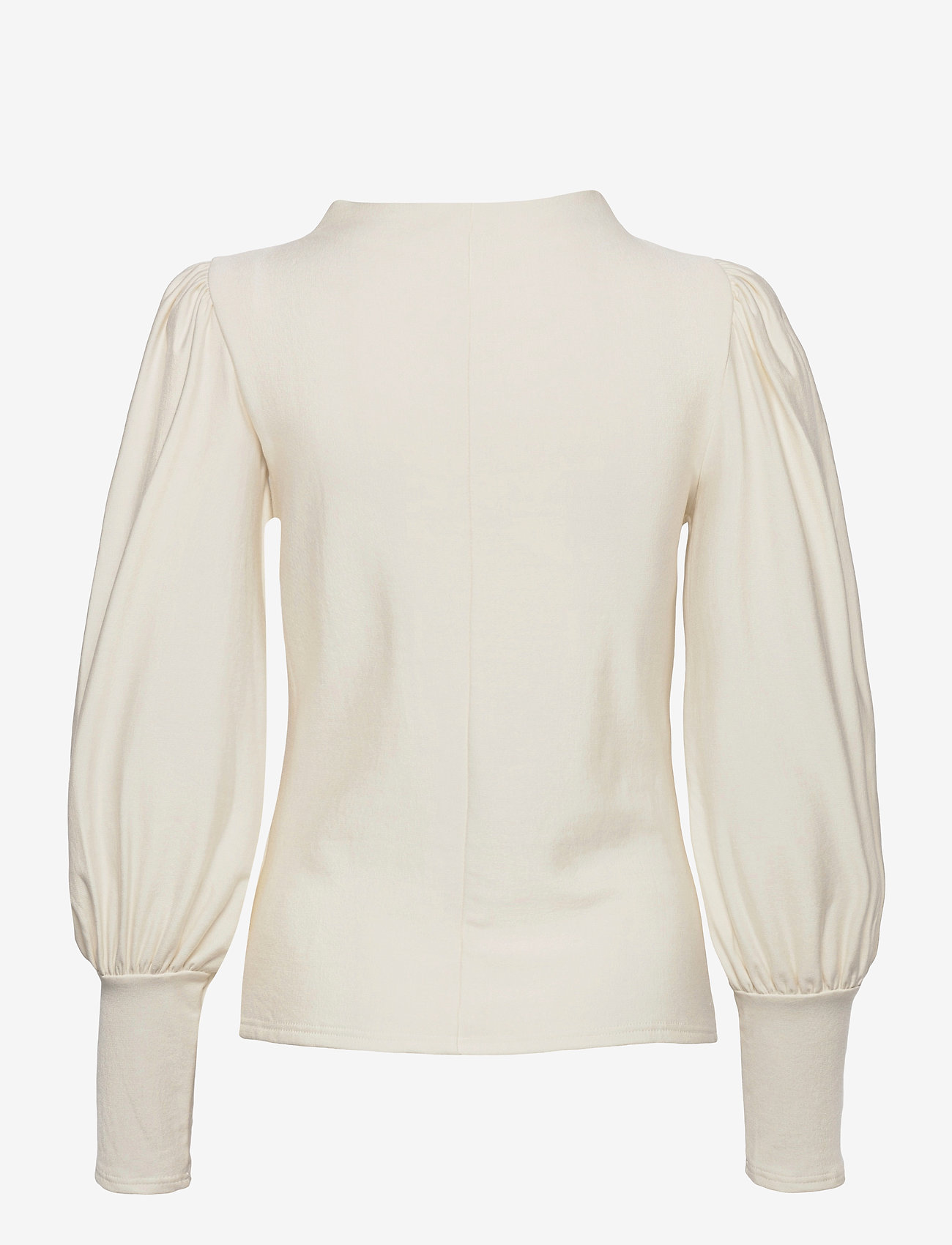 Gestuz - RifaGZ puff blouse NOOS - long-sleeved blouses - egret - 1