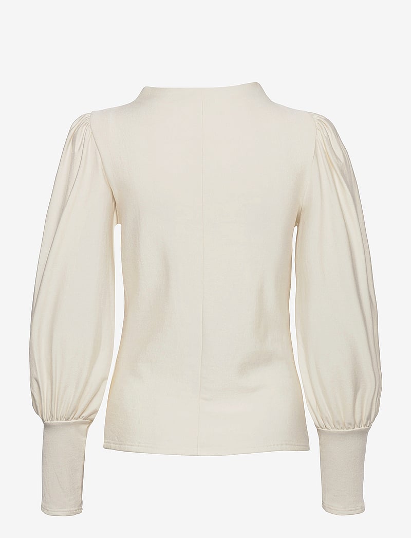 Gestuz - RifaGZ puff blouse - langærmede bluser - egret - 2