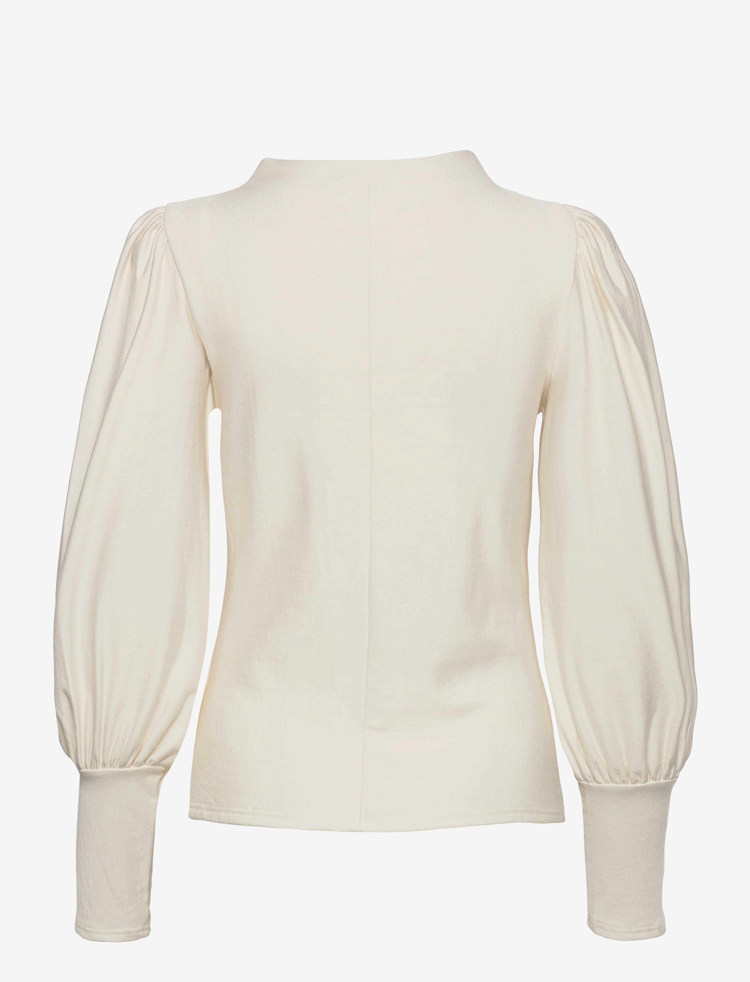 Gestuz - RifaGZ puff blouse NOOS - long sleeved blouses - egret - 2