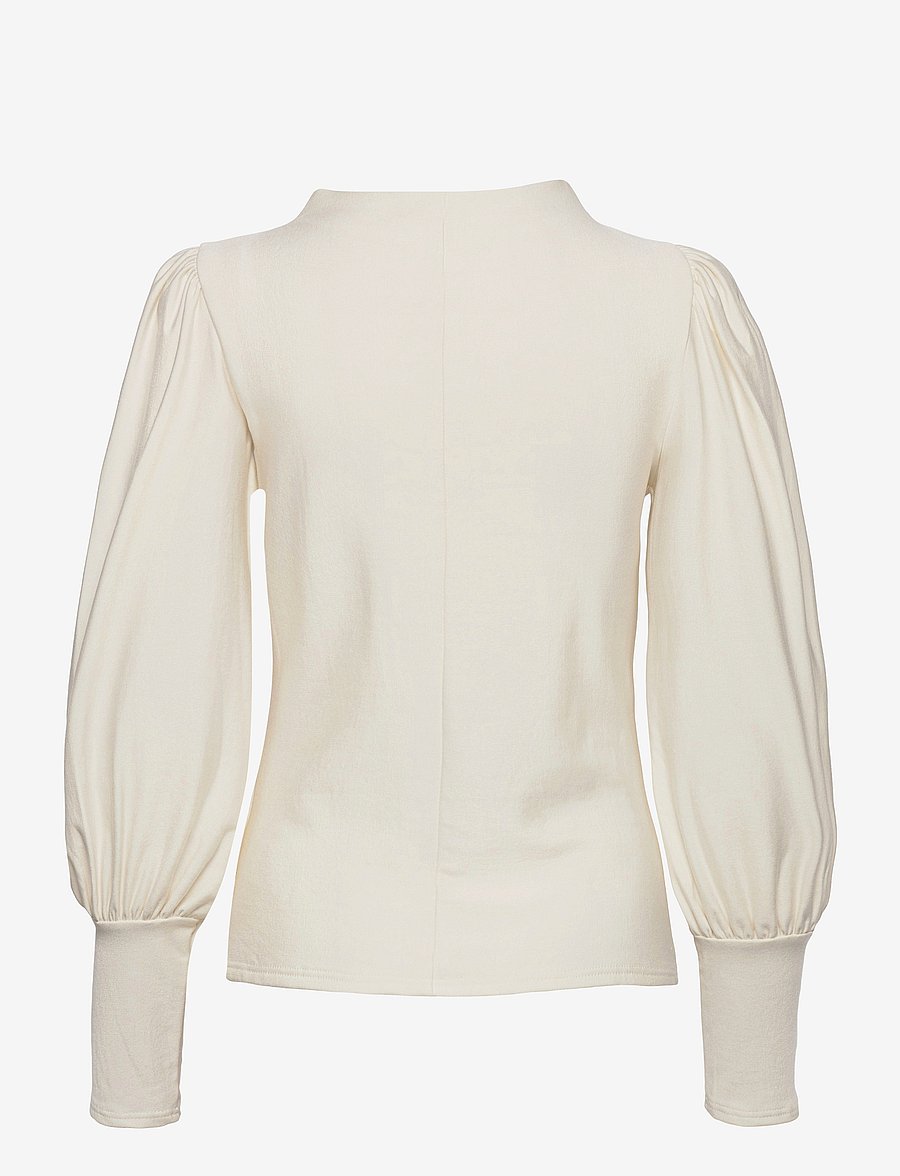 Gestuz - RifaGZ puff blouse NOOS - pikkade varrukatega pluusid - egret - 2