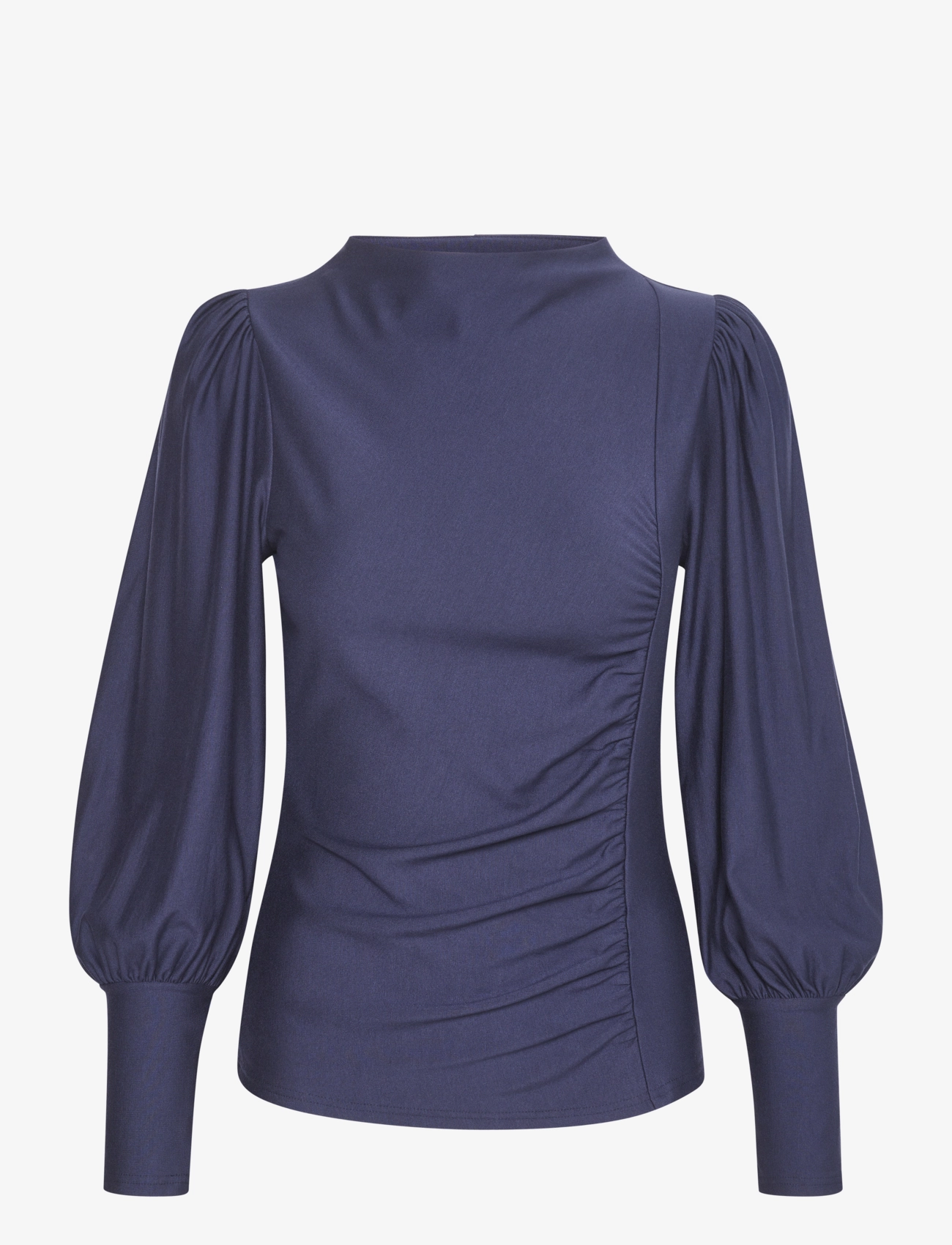 Gestuz Rifagz Puff Blouse Noos, M, Navy, Bluser > Langærmede, Dame