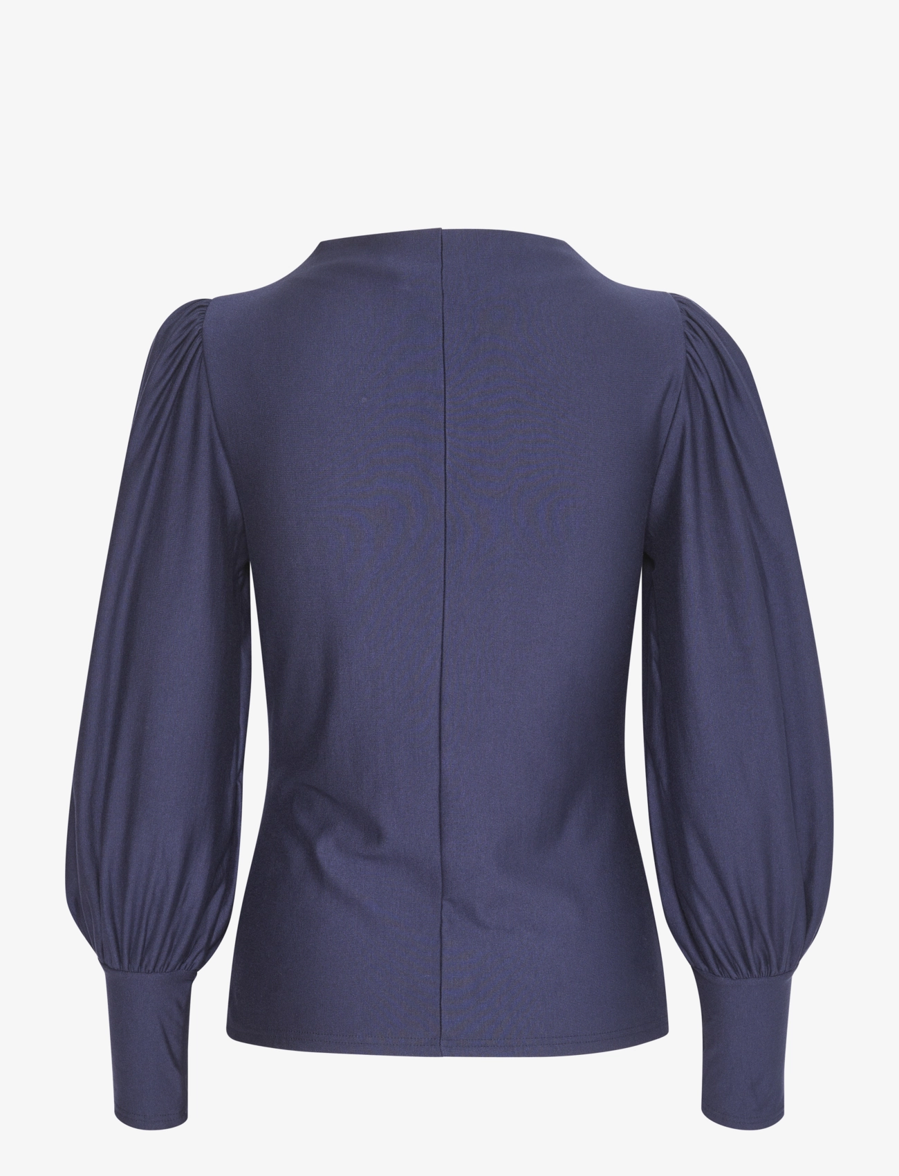 Gestuz - RifaGZ puff blouse NOOS - långärmade blusar - mood indigo - 1